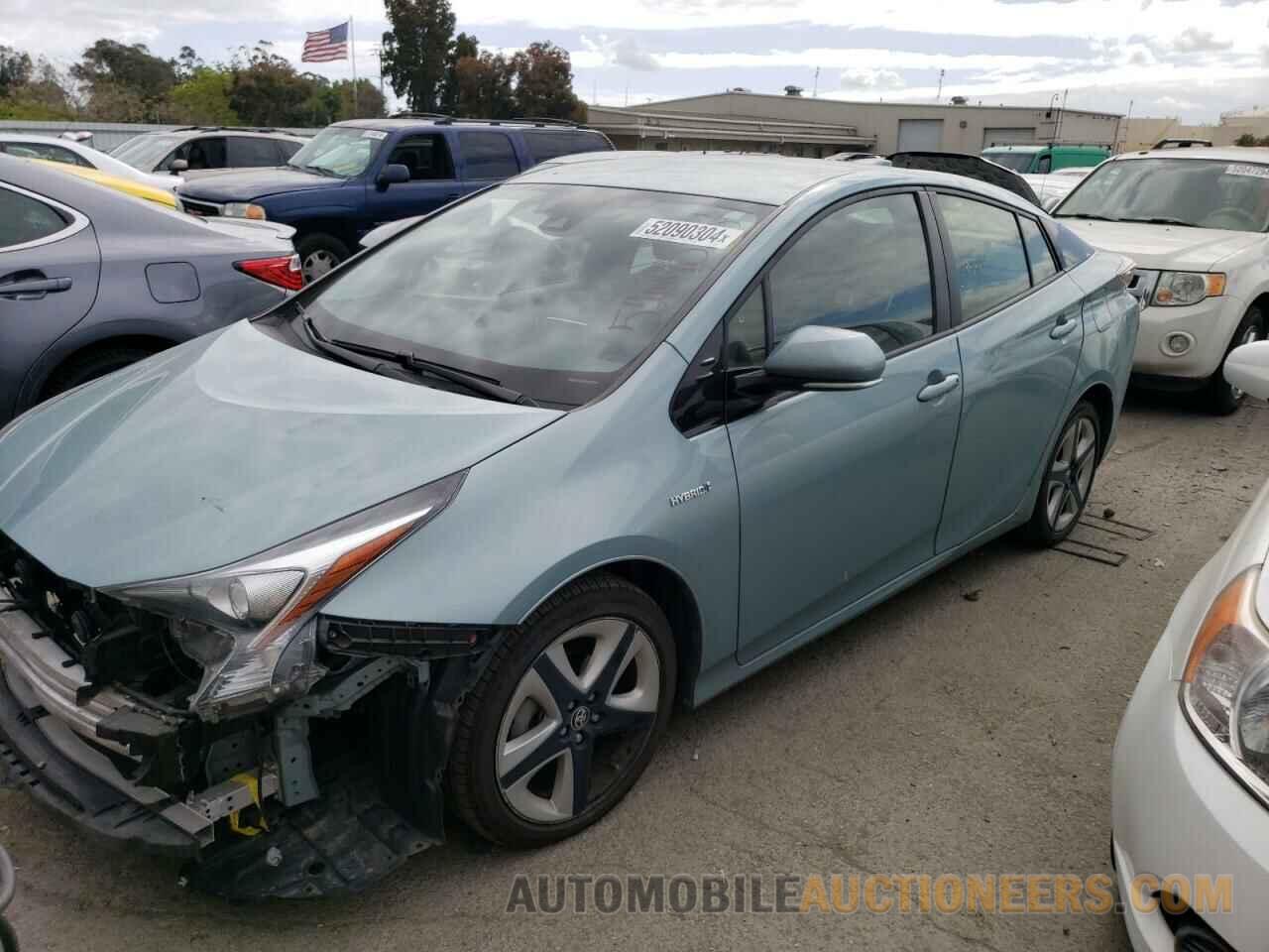 JTDKARFU0J3061711 TOYOTA PRIUS 2018