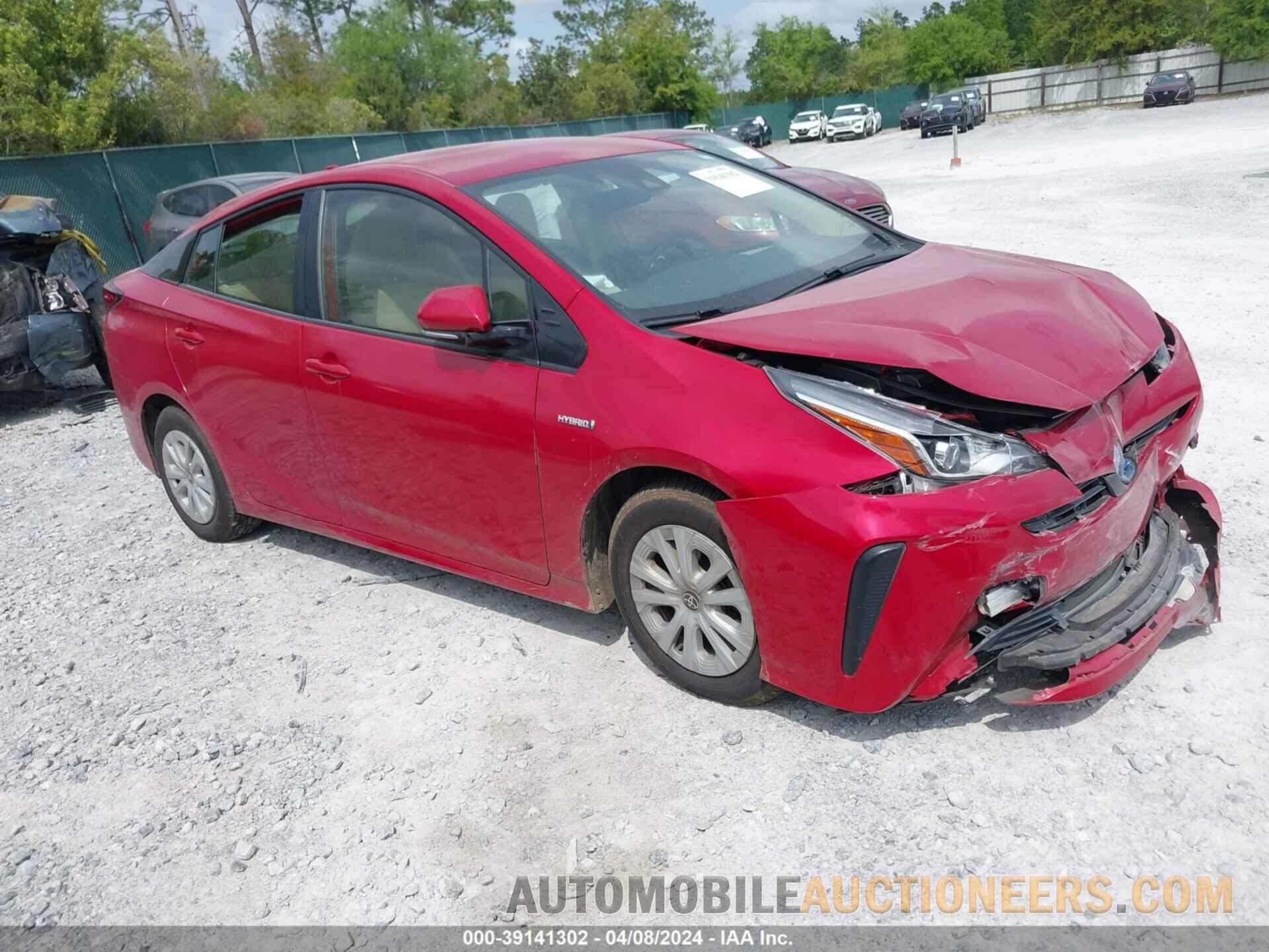 JTDKARFU0K3071480 TOYOTA PRIUS 2019