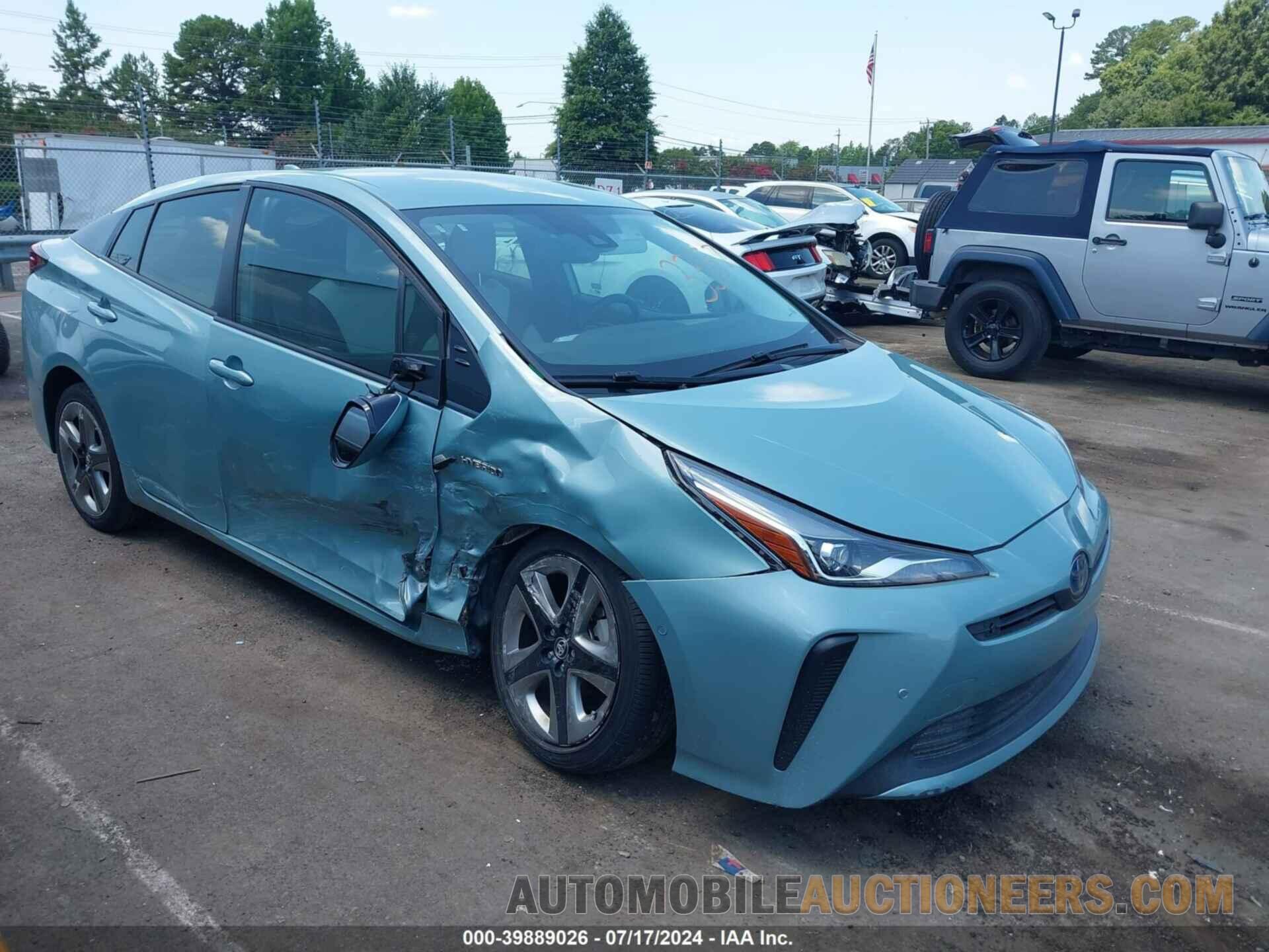 JTDKARFU0K3073357 TOYOTA PRIUS 2019