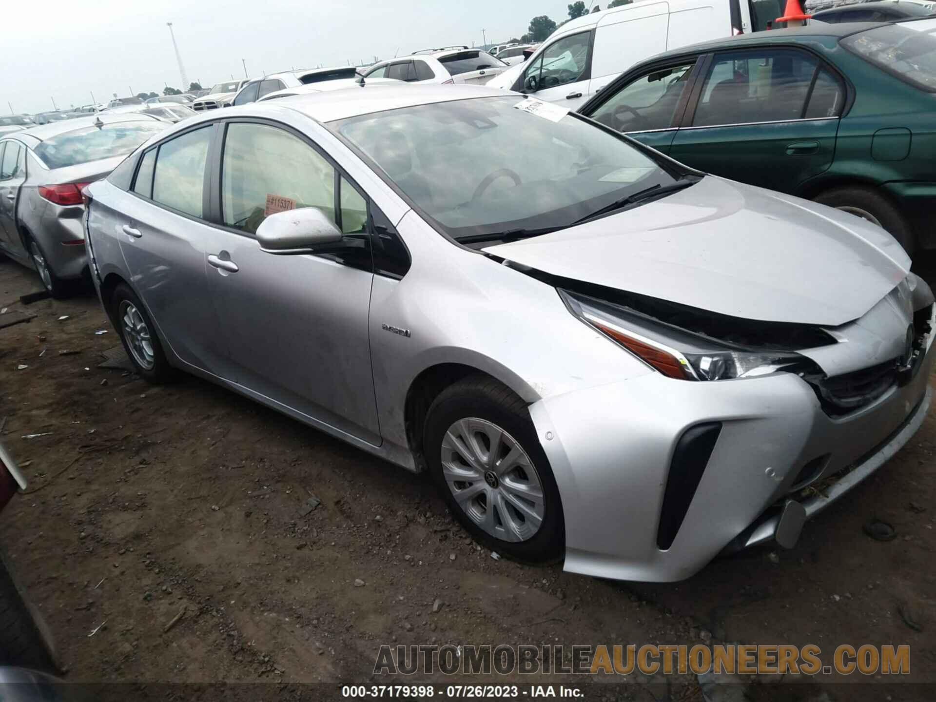 JTDKARFU0K3074296 TOYOTA PRIUS 2019