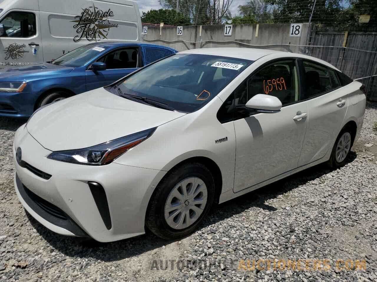 JTDKARFU0K3075805 TOYOTA PRIUS 2019