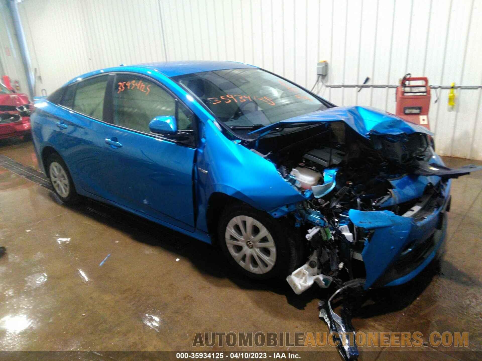 JTDKARFU0K3076128 TOYOTA PRIUS 2019