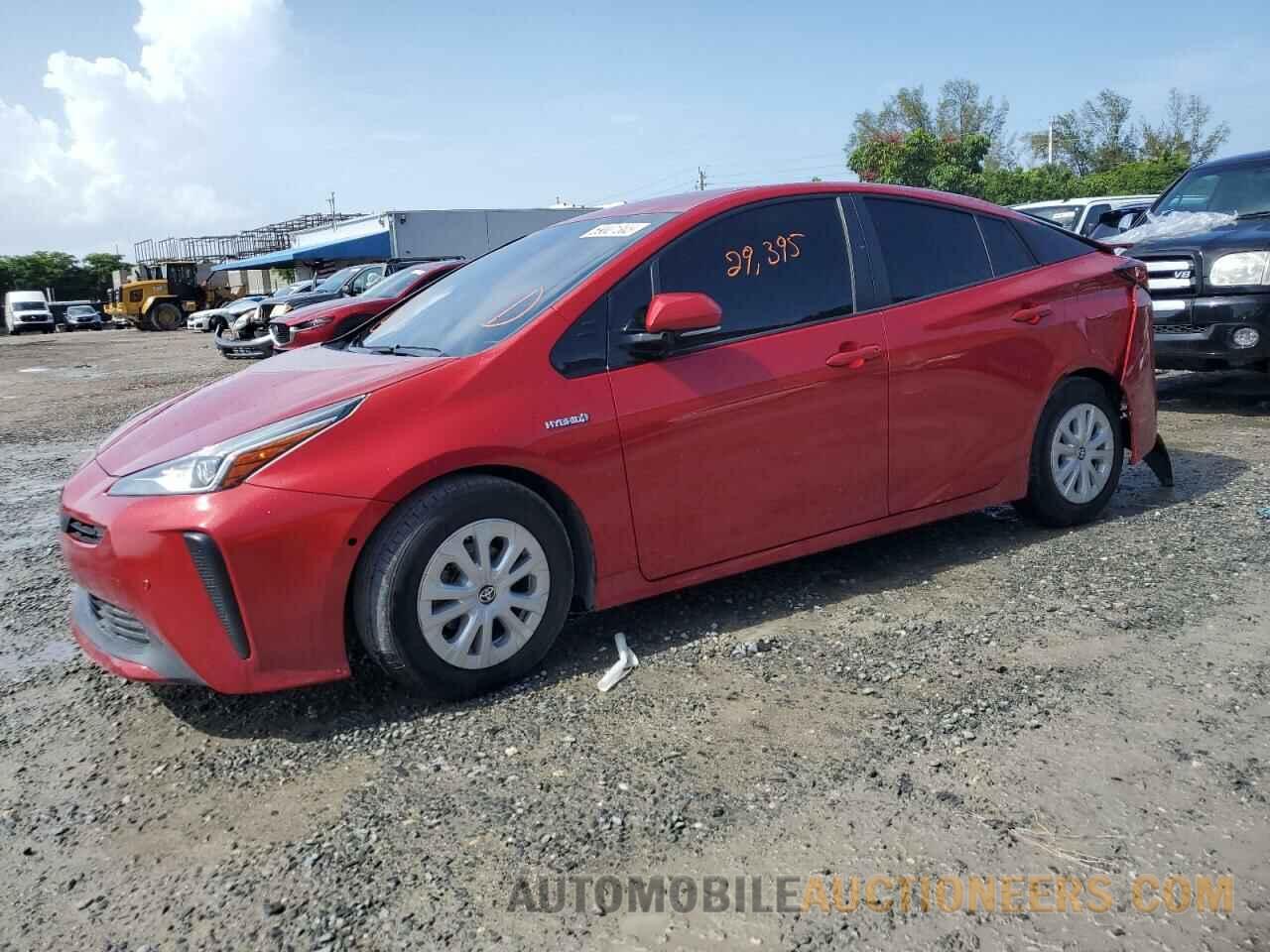 JTDKARFU0K3078509 TOYOTA PRIUS 2019