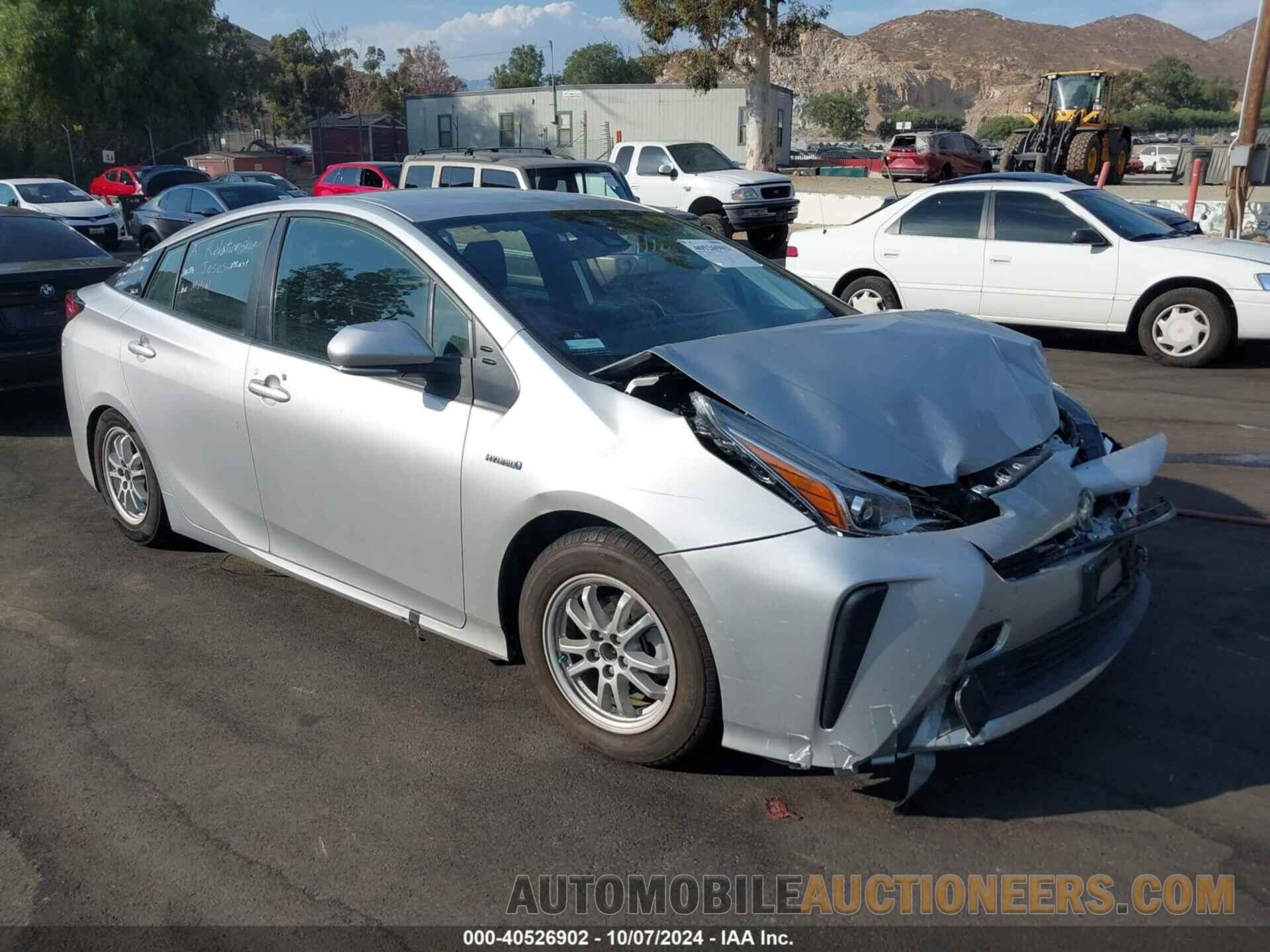 JTDKARFU0K3082818 TOYOTA PRIUS 2019