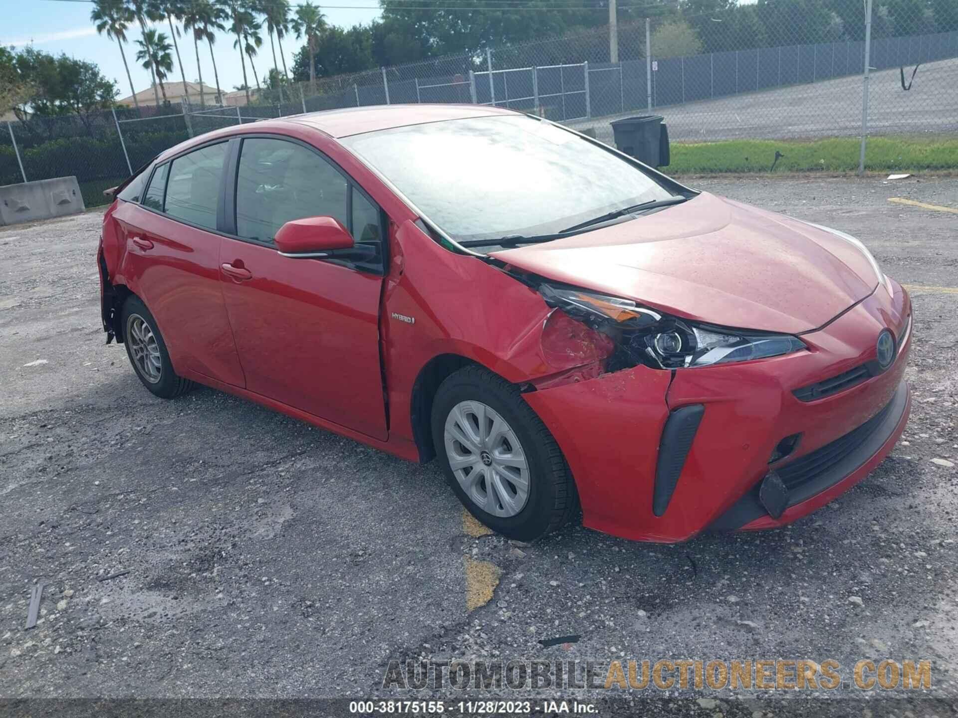 JTDKARFU0K3090336 TOYOTA PRIUS 2019