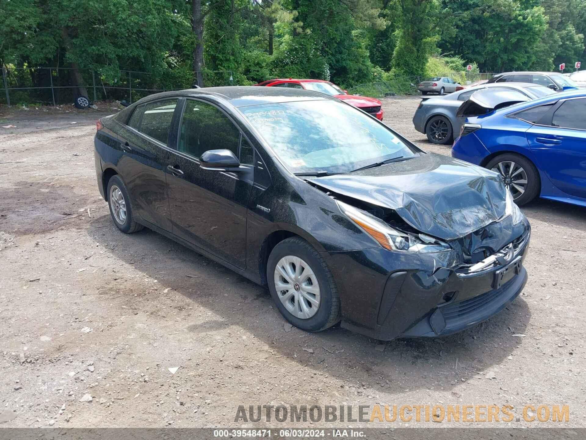 JTDKARFU0K3096833 TOYOTA PRIUS 2019