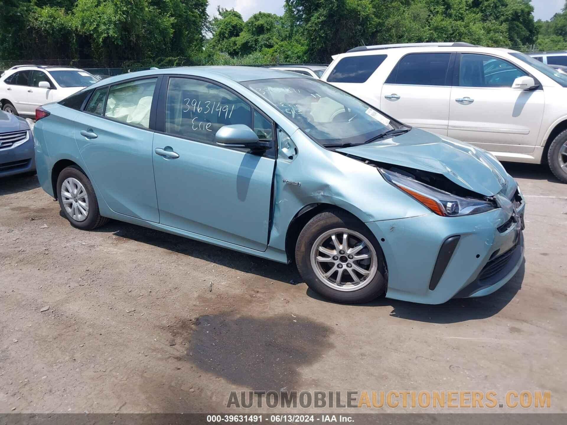 JTDKARFU0K3099845 TOYOTA PRIUS 2019