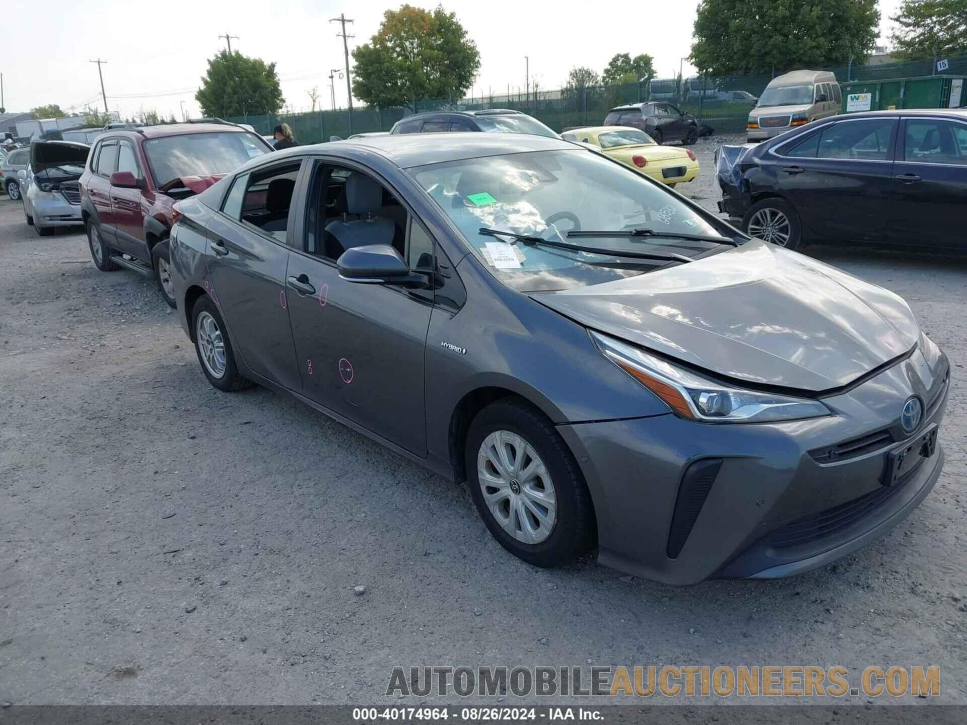 JTDKARFU0K3100587 TOYOTA PRIUS 2019