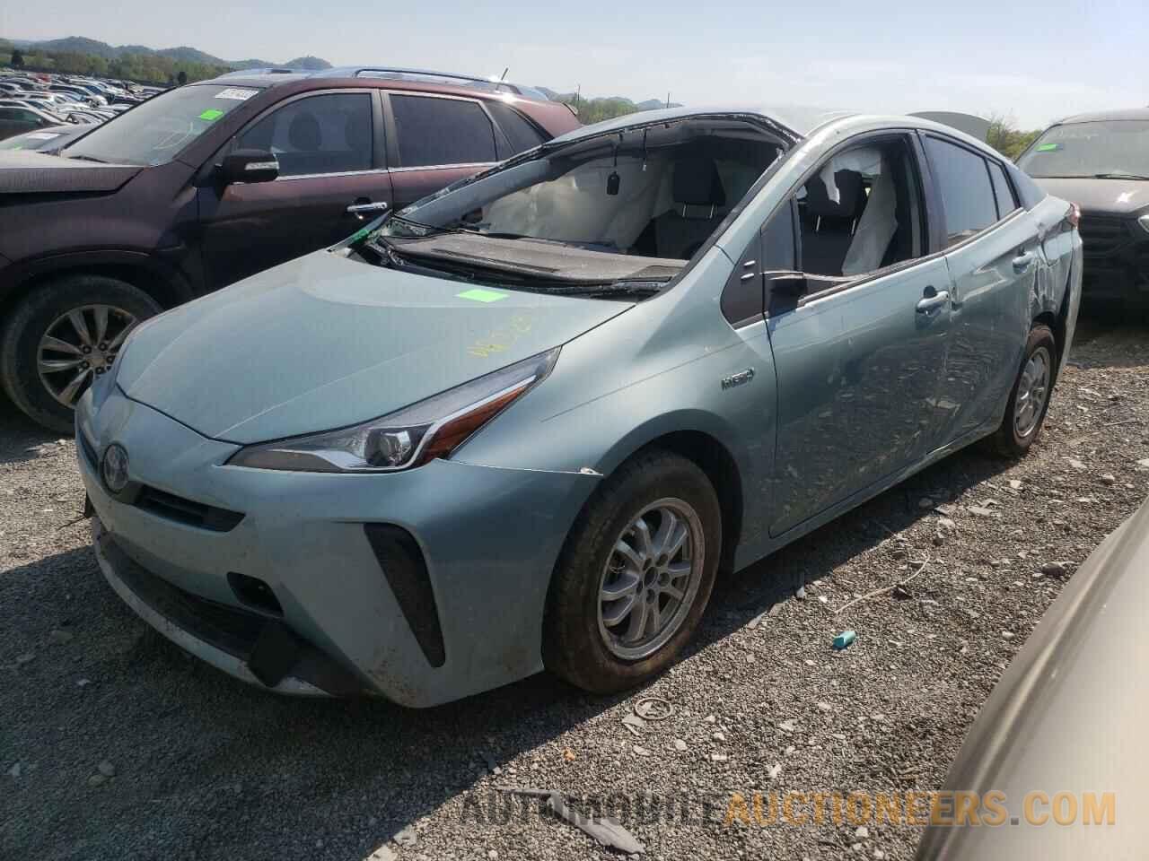 JTDKARFU0L3104124 TOYOTA PRIUS 2020