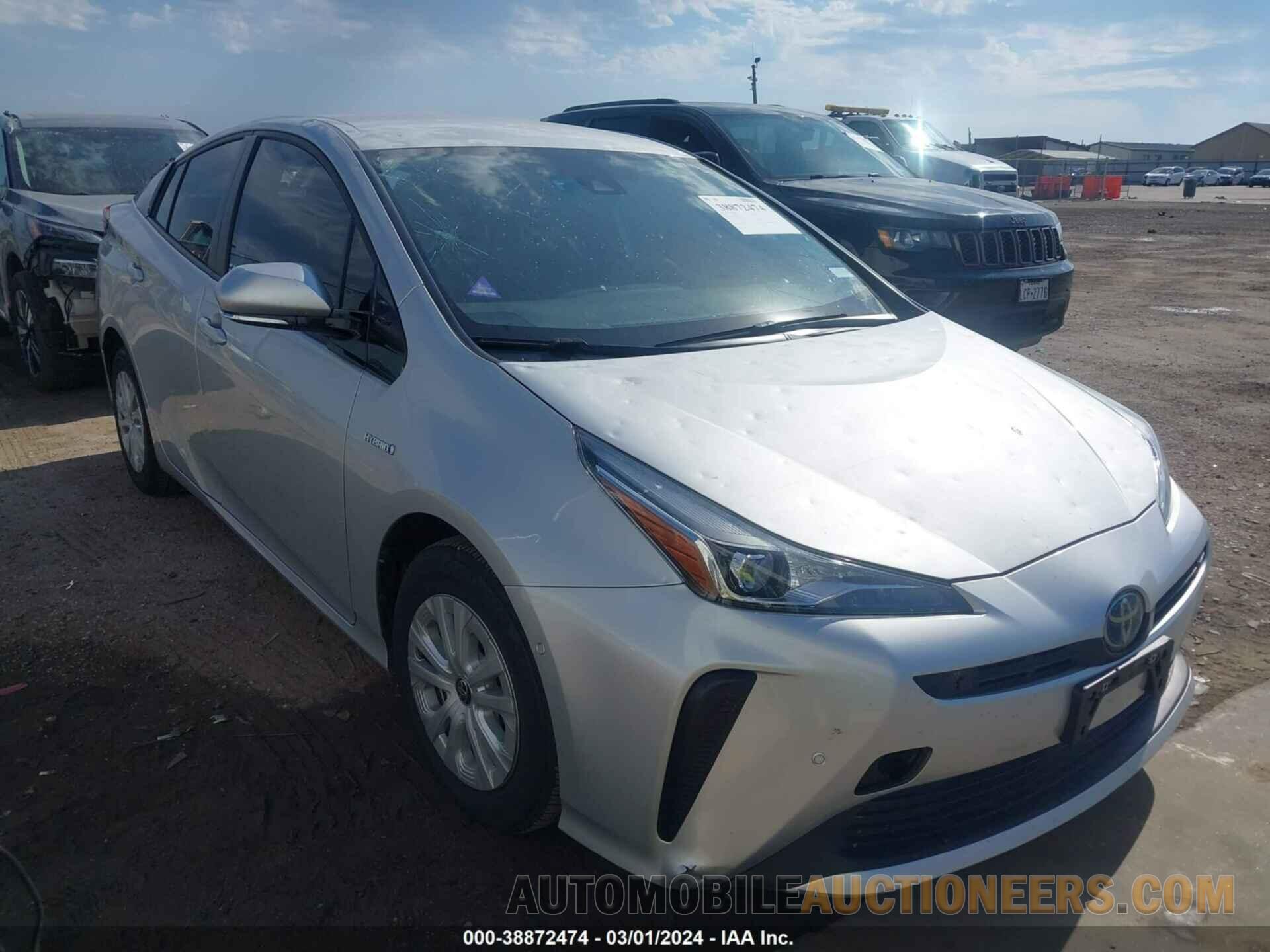 JTDKARFU0L3118492 TOYOTA PRIUS 2020