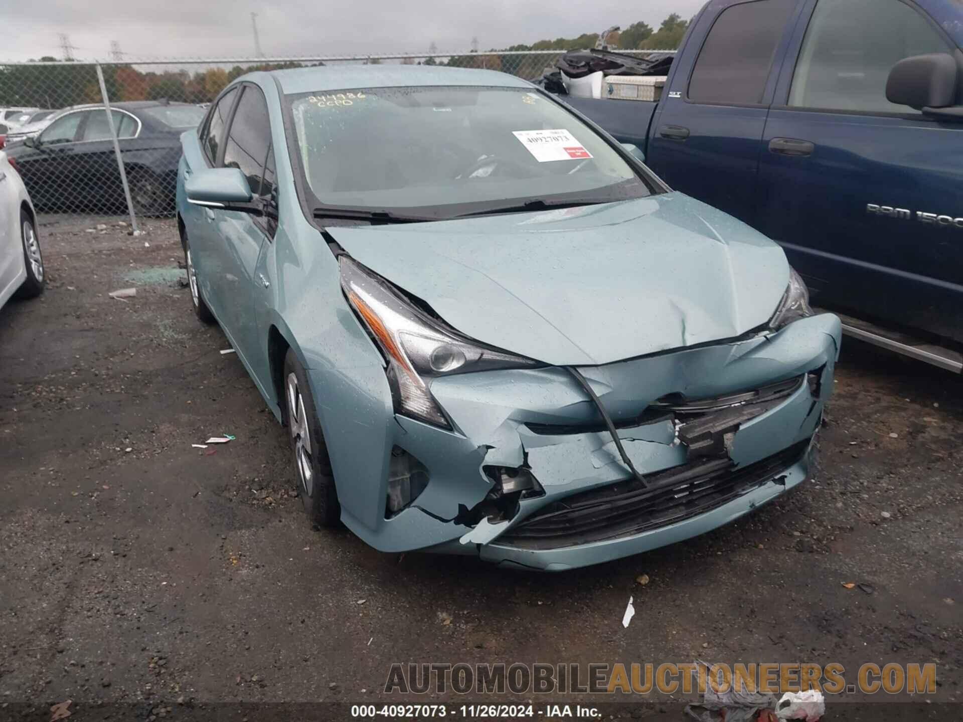 JTDKARFU1G3019301 TOYOTA PRIUS 2016