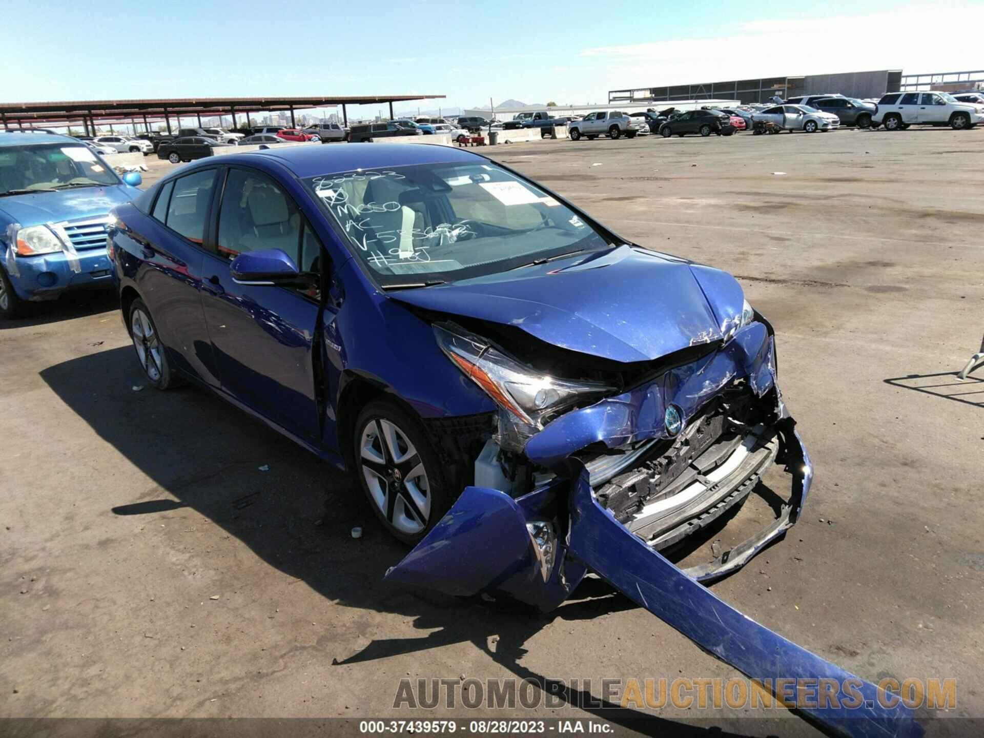 JTDKARFU1H3533652 TOYOTA PRIUS 2017