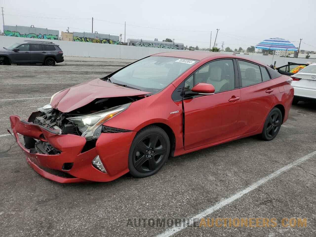 JTDKARFU1H3539709 TOYOTA PRIUS 2017