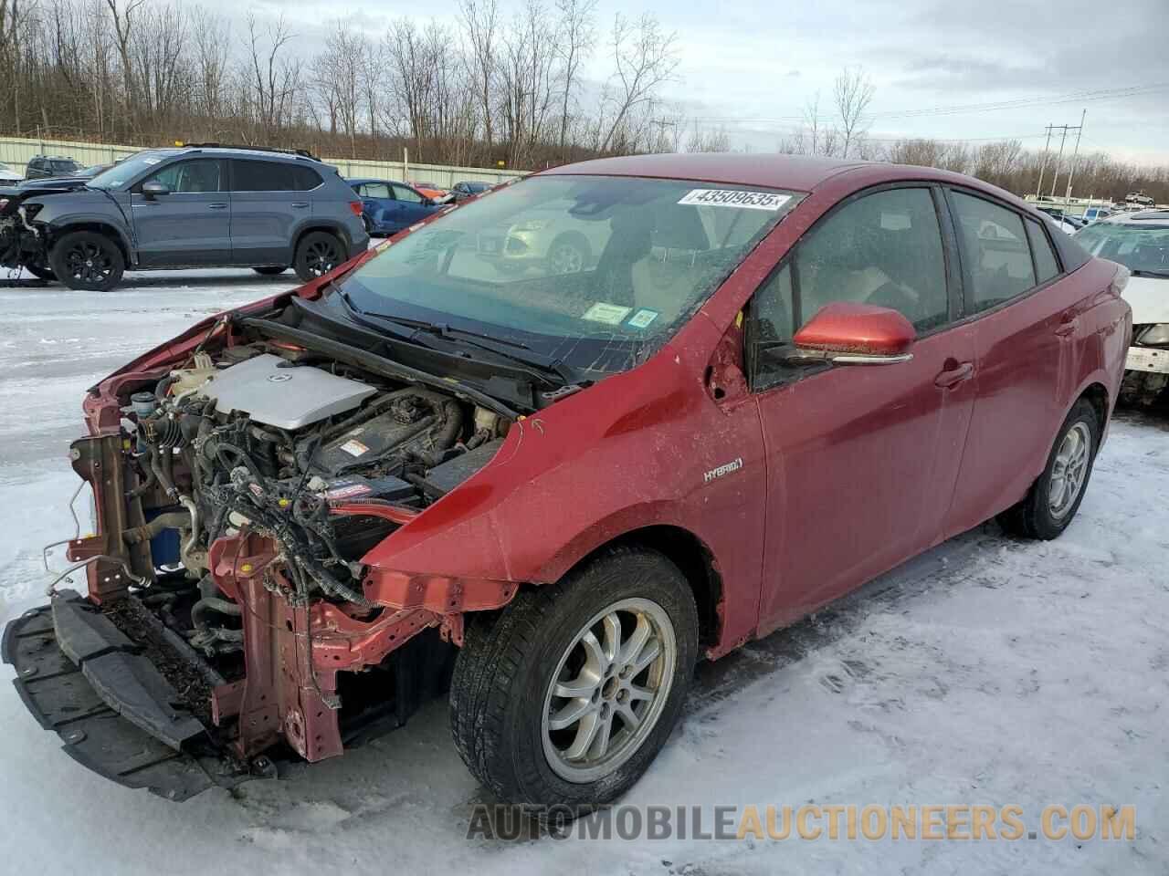 JTDKARFU1H3539824 TOYOTA PRIUS 2017