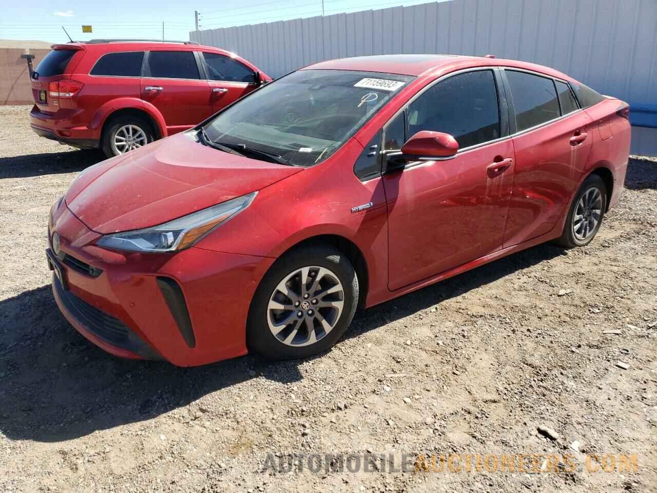 JTDKARFU1K3092144 TOYOTA PRIUS 2019