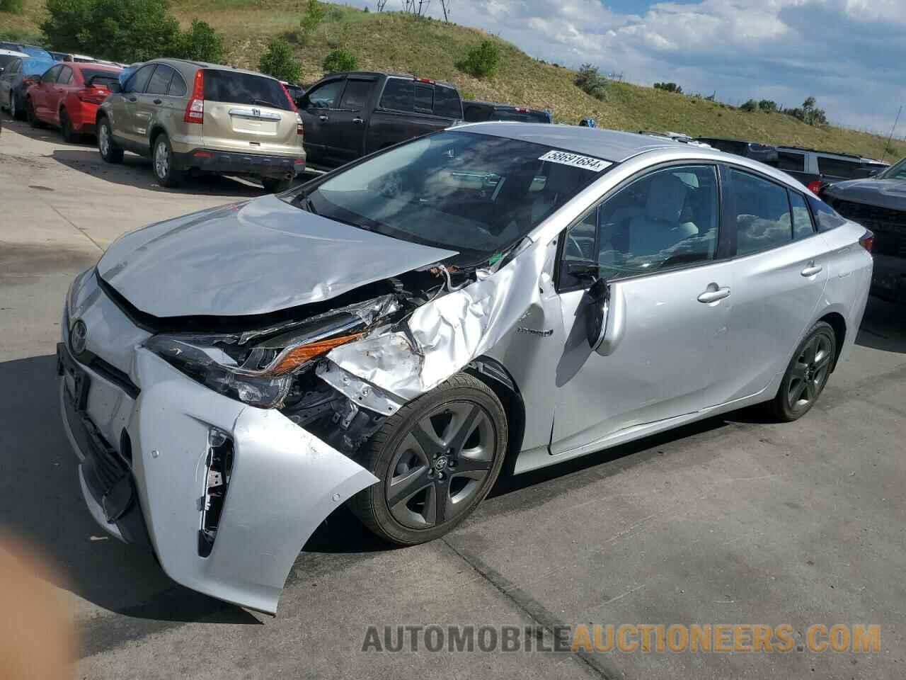 JTDKARFU1L3106819 TOYOTA PRIUS 2020