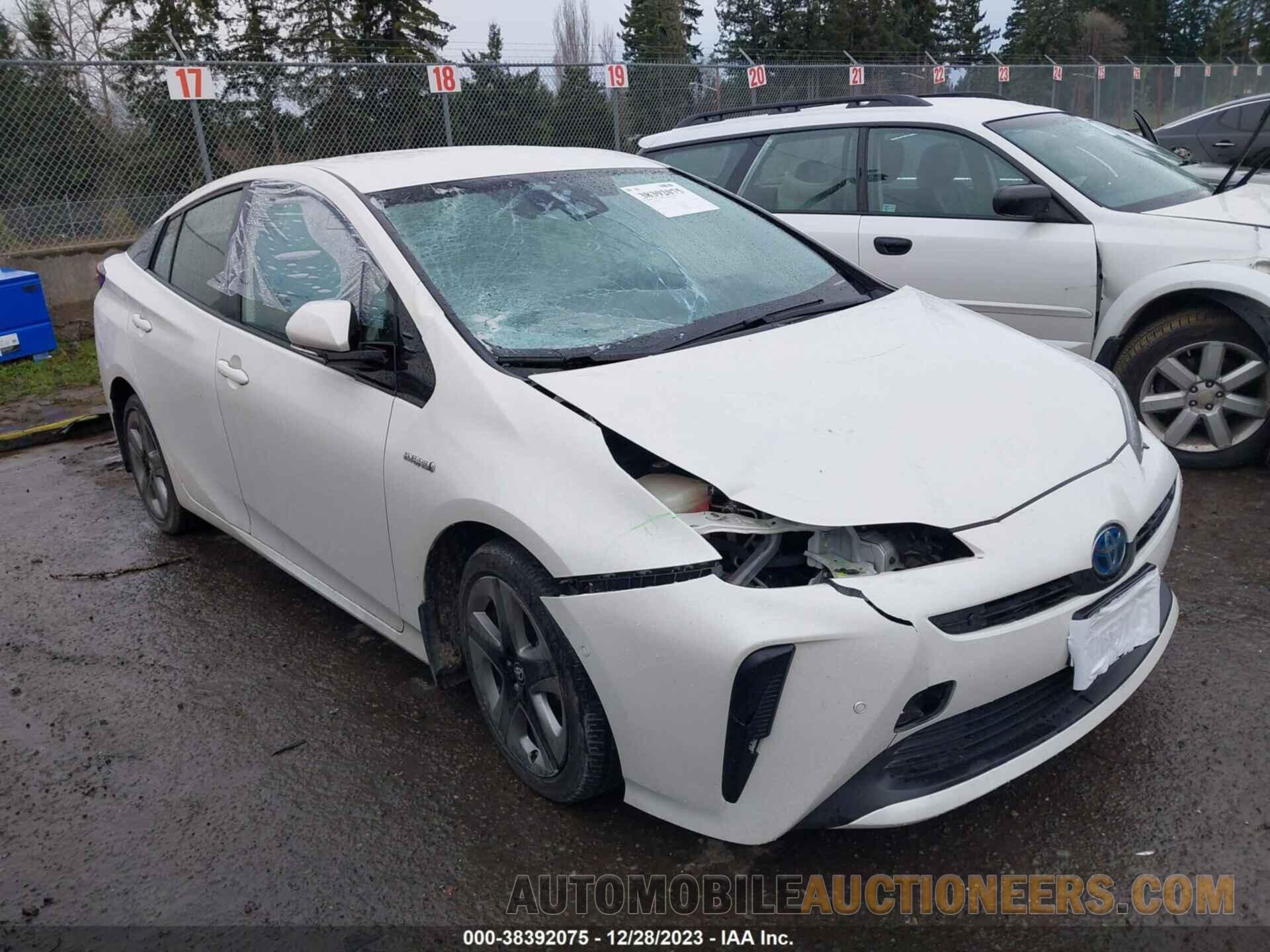 JTDKARFU1L3107114 TOYOTA PRIUS 2020