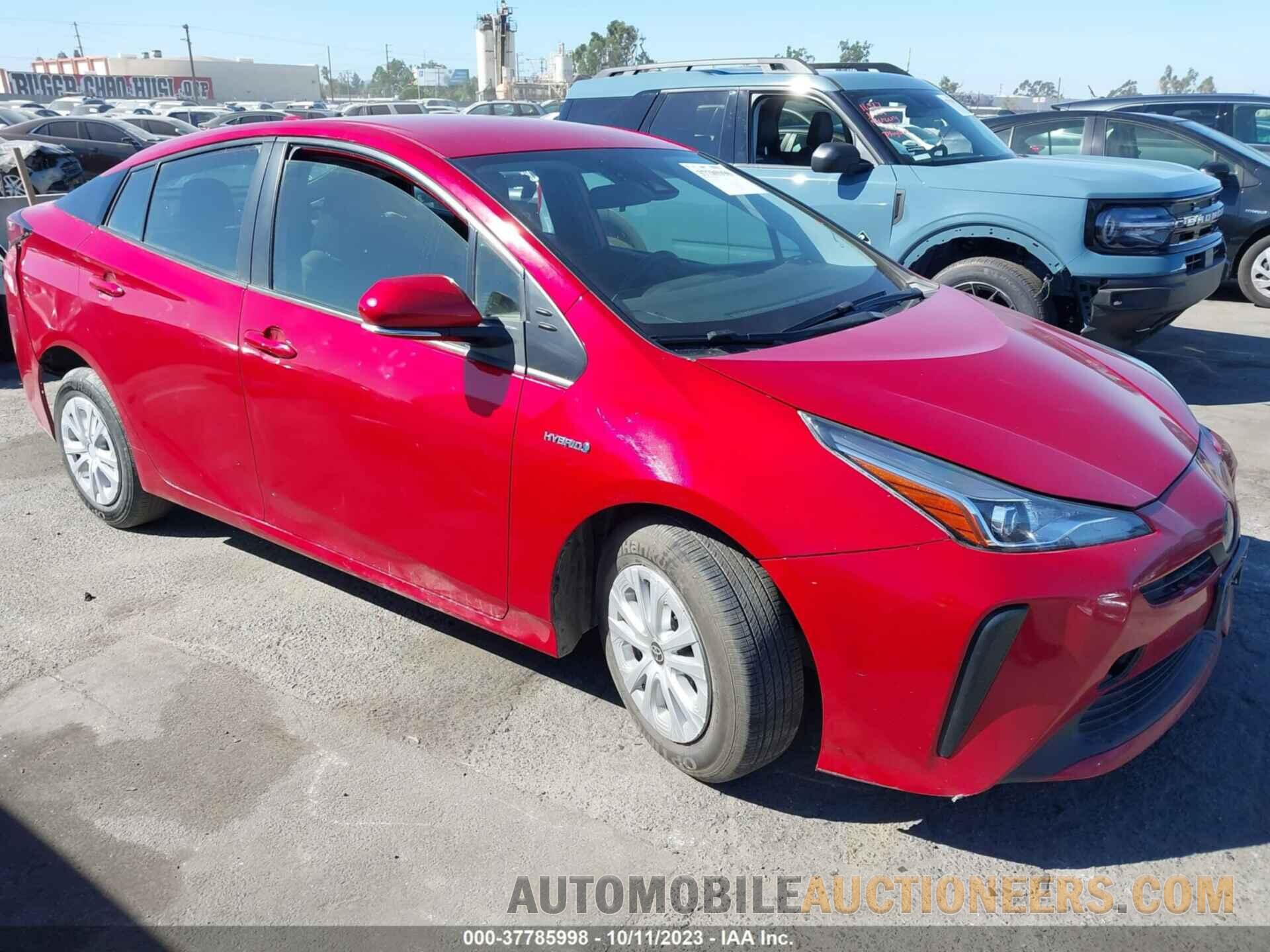 JTDKARFU1L3112121 TOYOTA PRIUS 2020