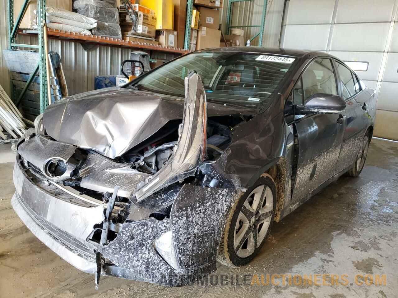 JTDKARFU2H3042474 TOYOTA PRIUS 2017