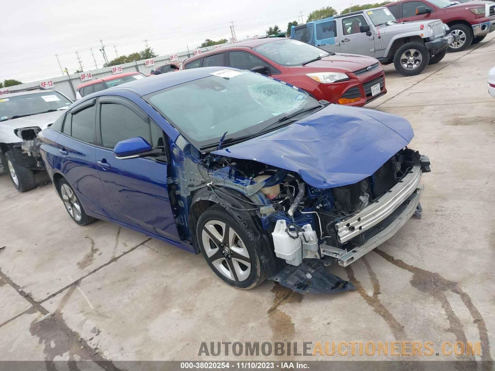 JTDKARFU2H3052812 TOYOTA PRIUS 2017