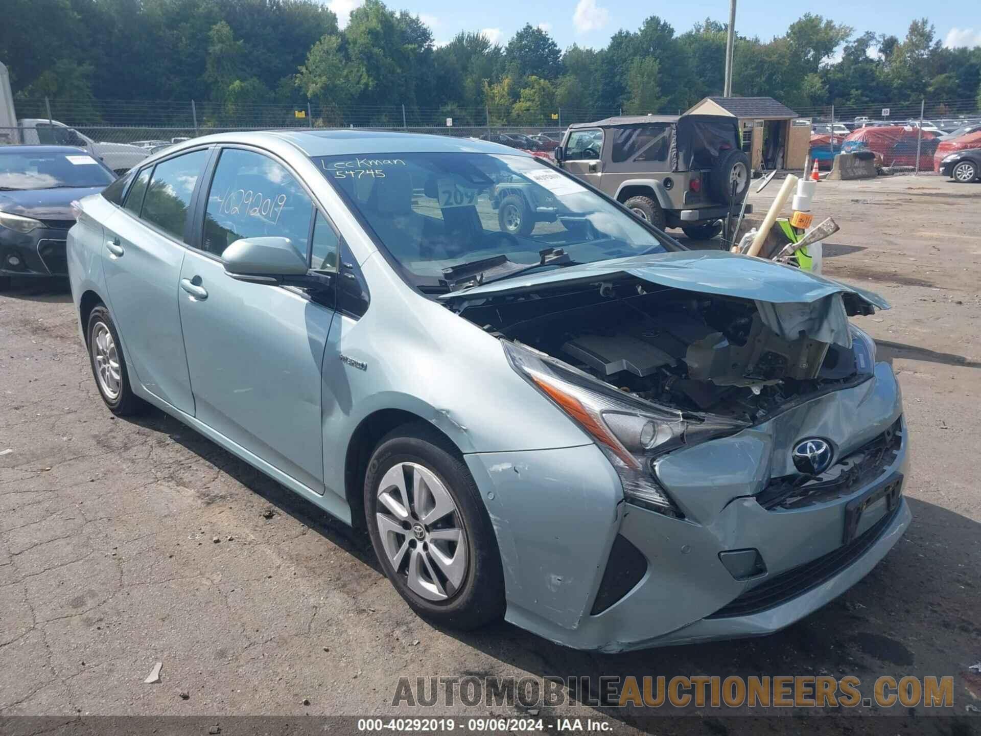 JTDKARFU2H3531361 TOYOTA PRIUS 2017