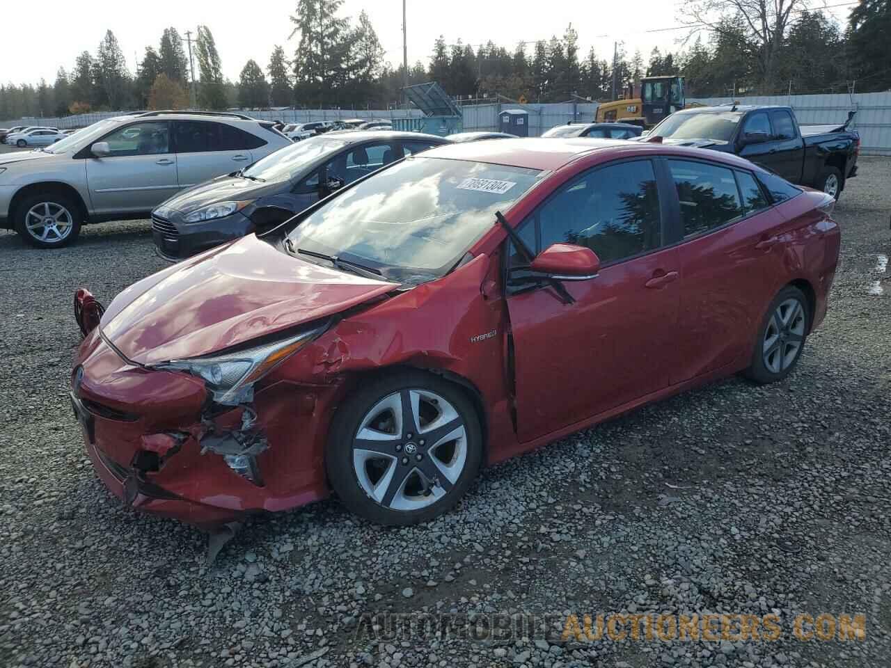 JTDKARFU2H3533725 TOYOTA PRIUS 2017