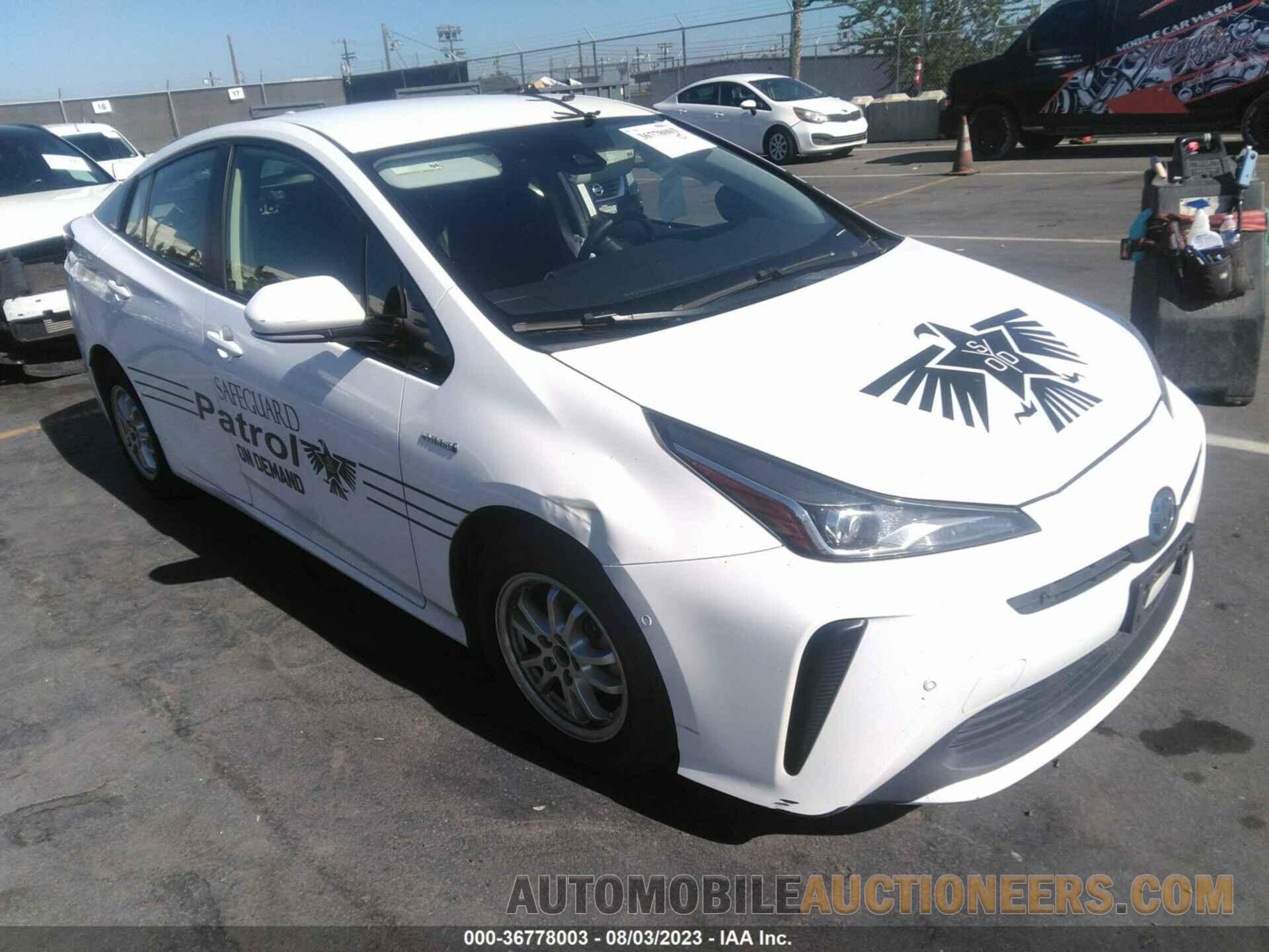 JTDKARFU2K3072226 TOYOTA PRIUS 2019