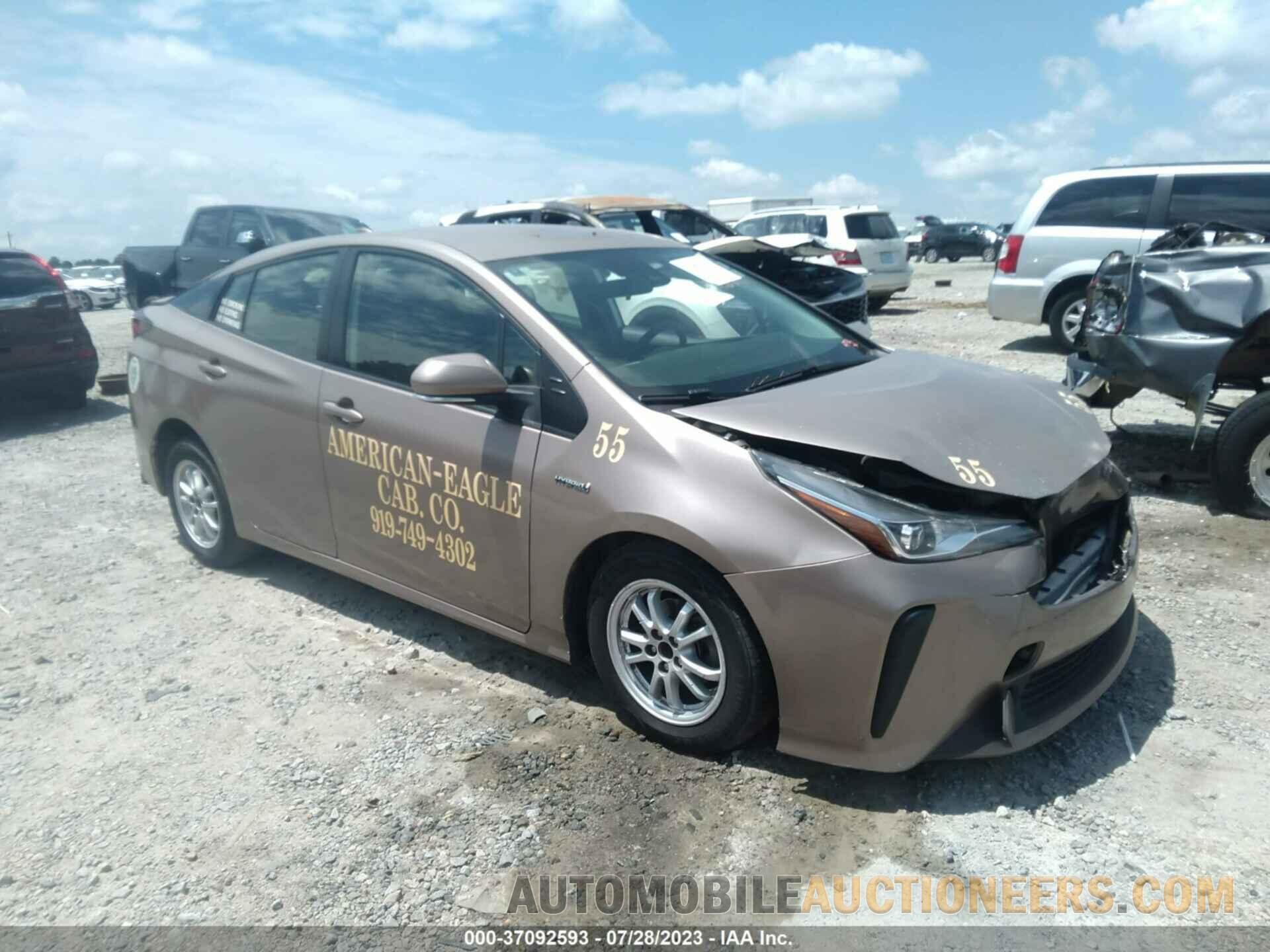 JTDKARFU2K3081122 TOYOTA PRIUS 2019