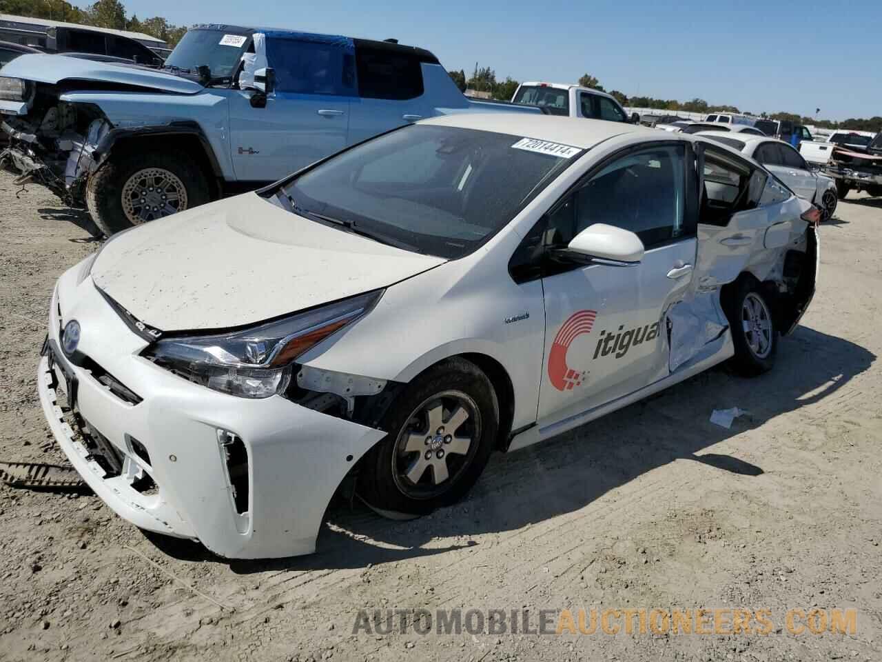 JTDKARFU2K3092623 TOYOTA PRIUS 2019