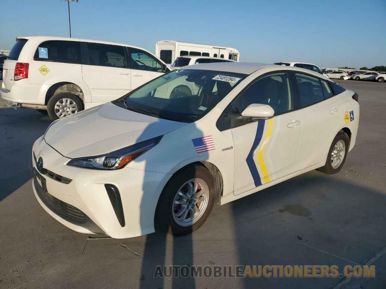 JTDKARFU2K3095604 TOYOTA PRIUS 2019