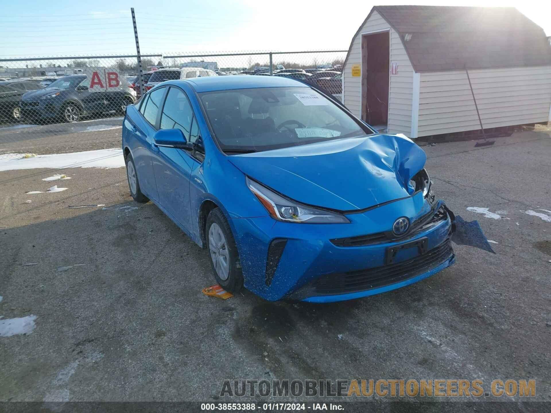 JTDKARFU2K3095912 TOYOTA PRIUS 2019