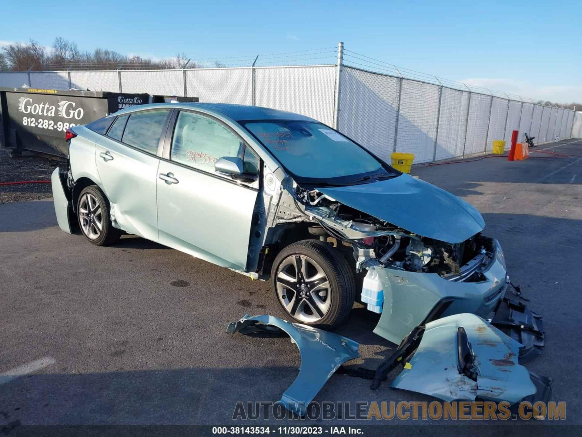 JTDKARFU2L3104447 TOYOTA PRIUS 2020