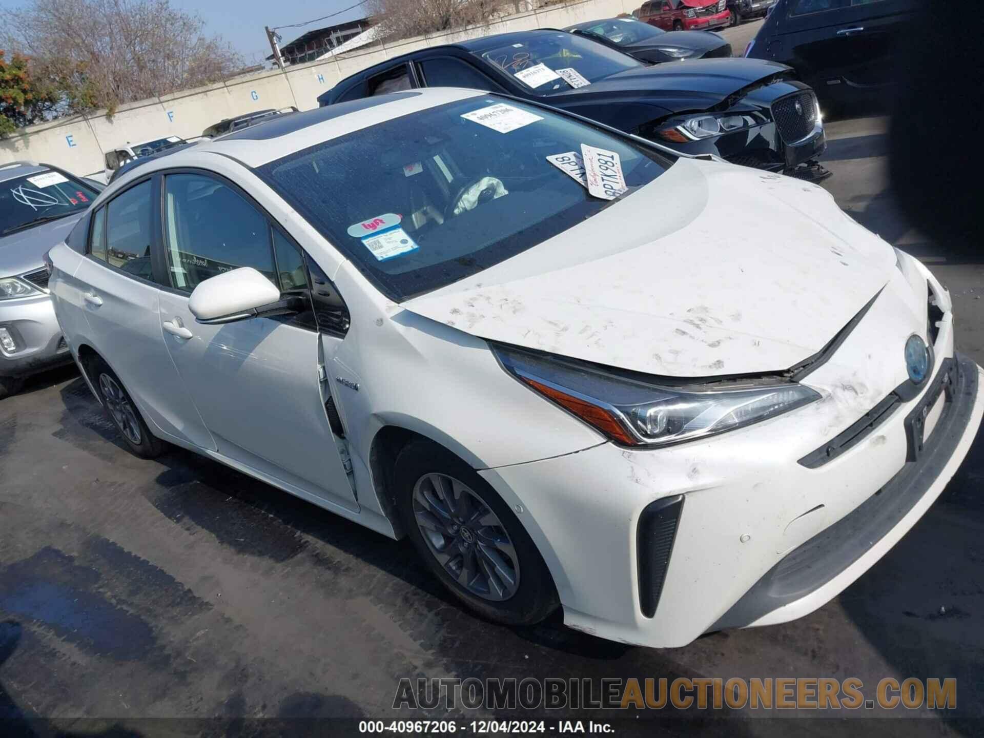 JTDKARFU2L3112967 TOYOTA PRIUS 2020