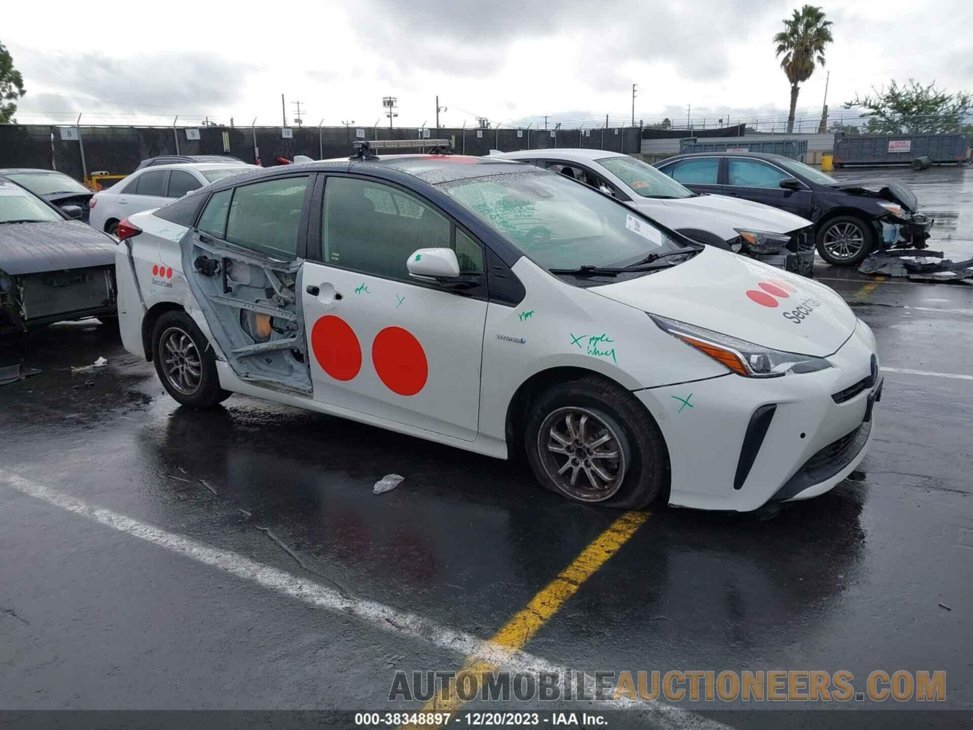 JTDKARFU2L3116985 TOYOTA PRIUS 2020