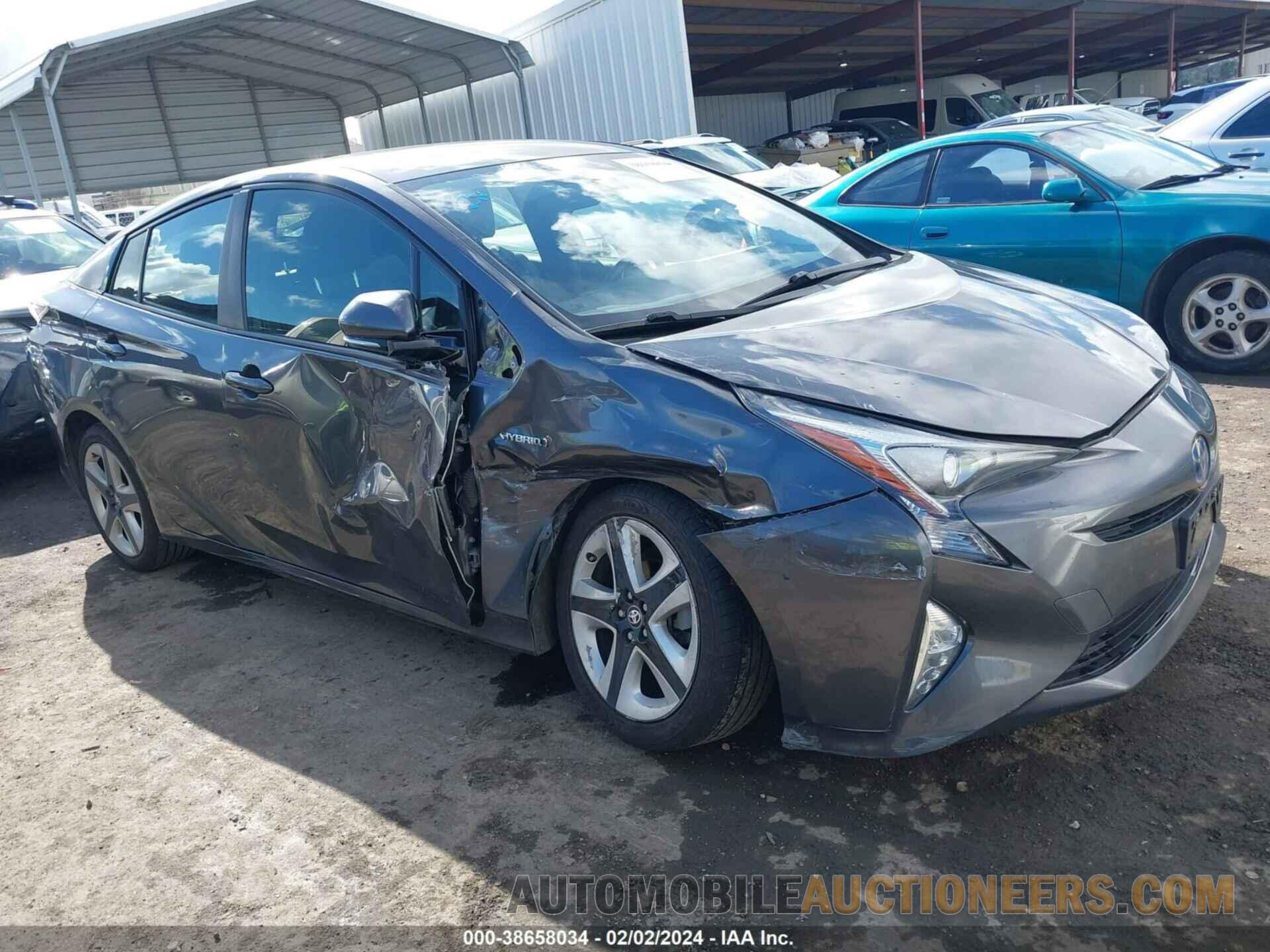 JTDKARFU3G3000393 TOYOTA PRIUS 2016