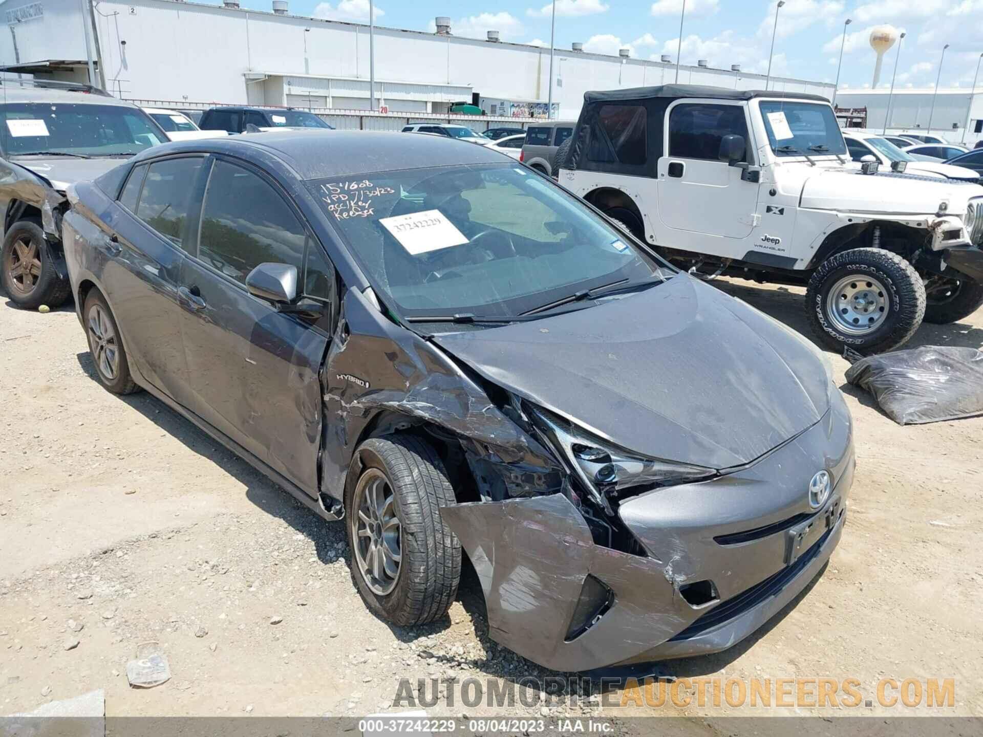 JTDKARFU3G3504071 TOYOTA PRIUS 2016