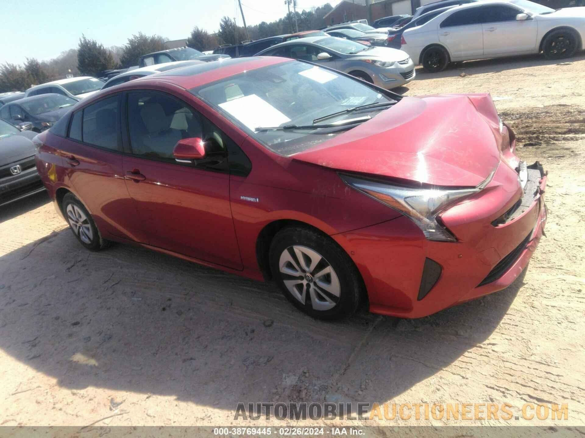 JTDKARFU3G3526734 TOYOTA PRIUS 2016