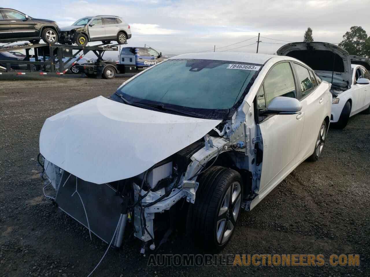 JTDKARFU3J3059662 TOYOTA PRIUS 2018