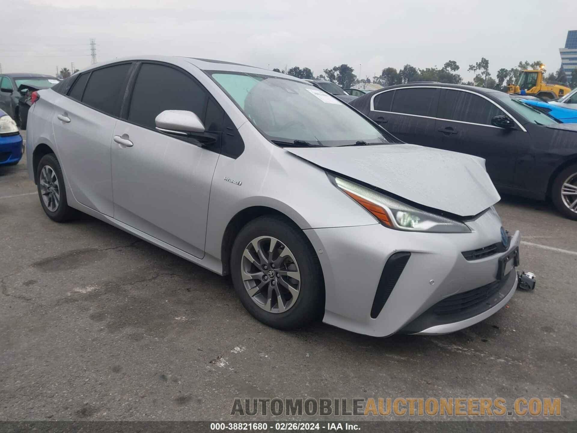 JTDKARFU3K3075328 TOYOTA PRIUS 2019