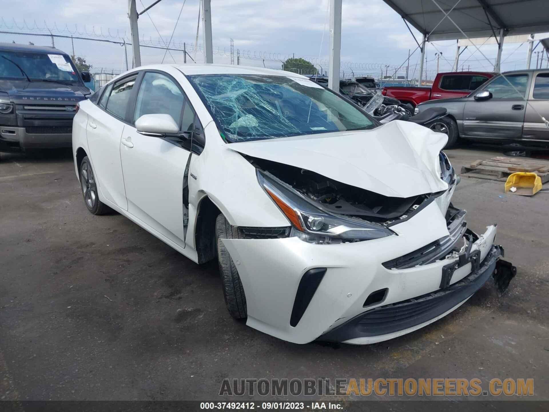 JTDKARFU3K3081405 TOYOTA PRIUS 2019