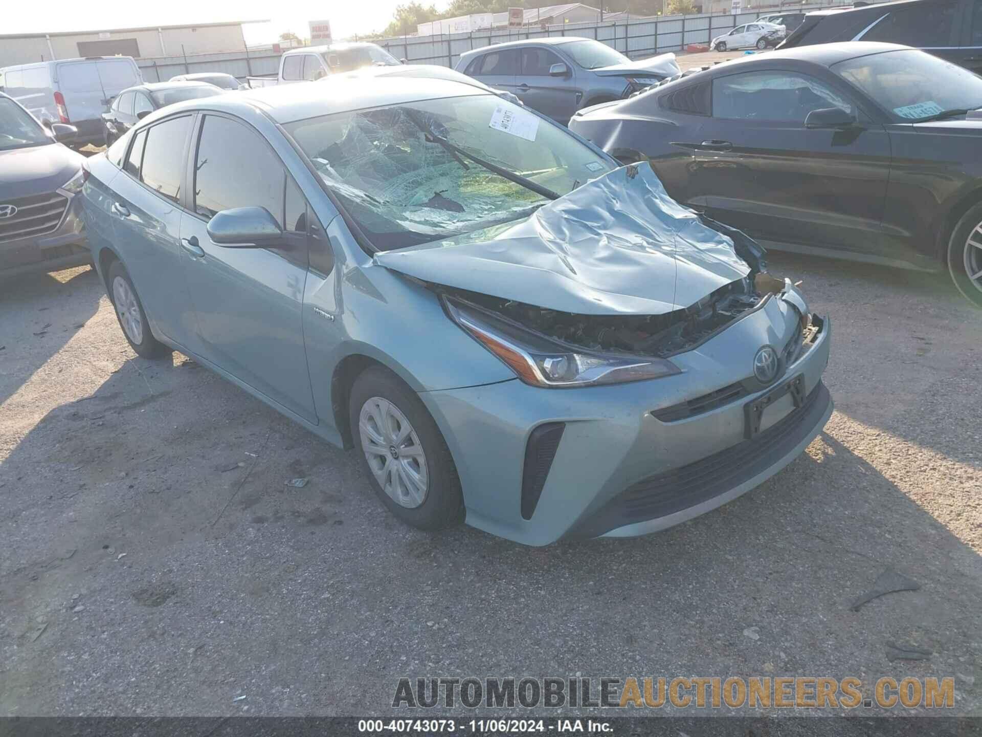 JTDKARFU3K3082148 TOYOTA PRIUS 2019