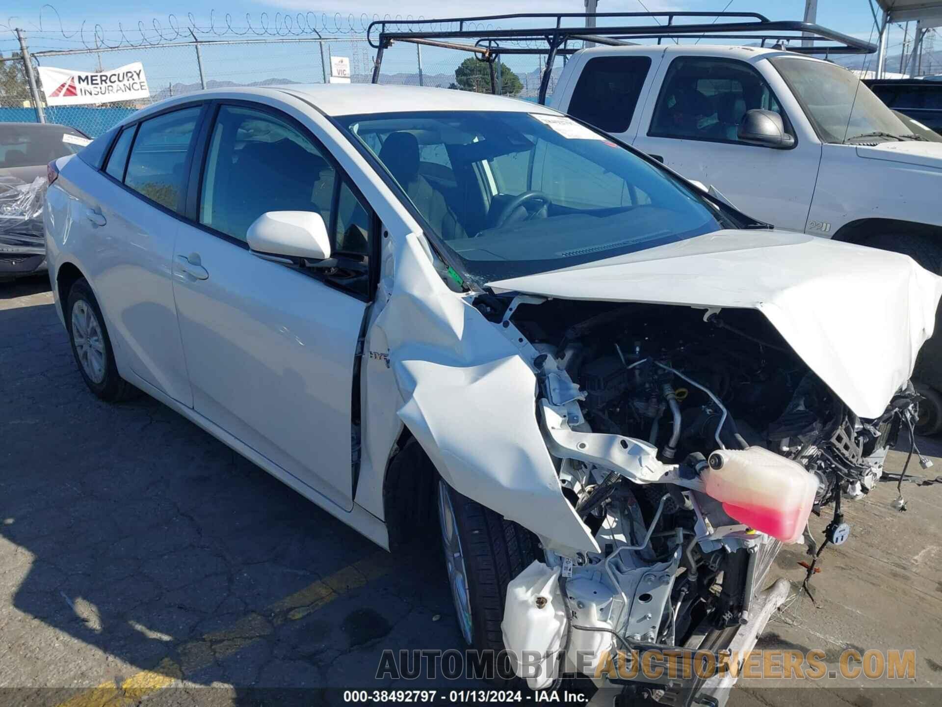 JTDKARFU3K3083266 TOYOTA PRIUS 2019