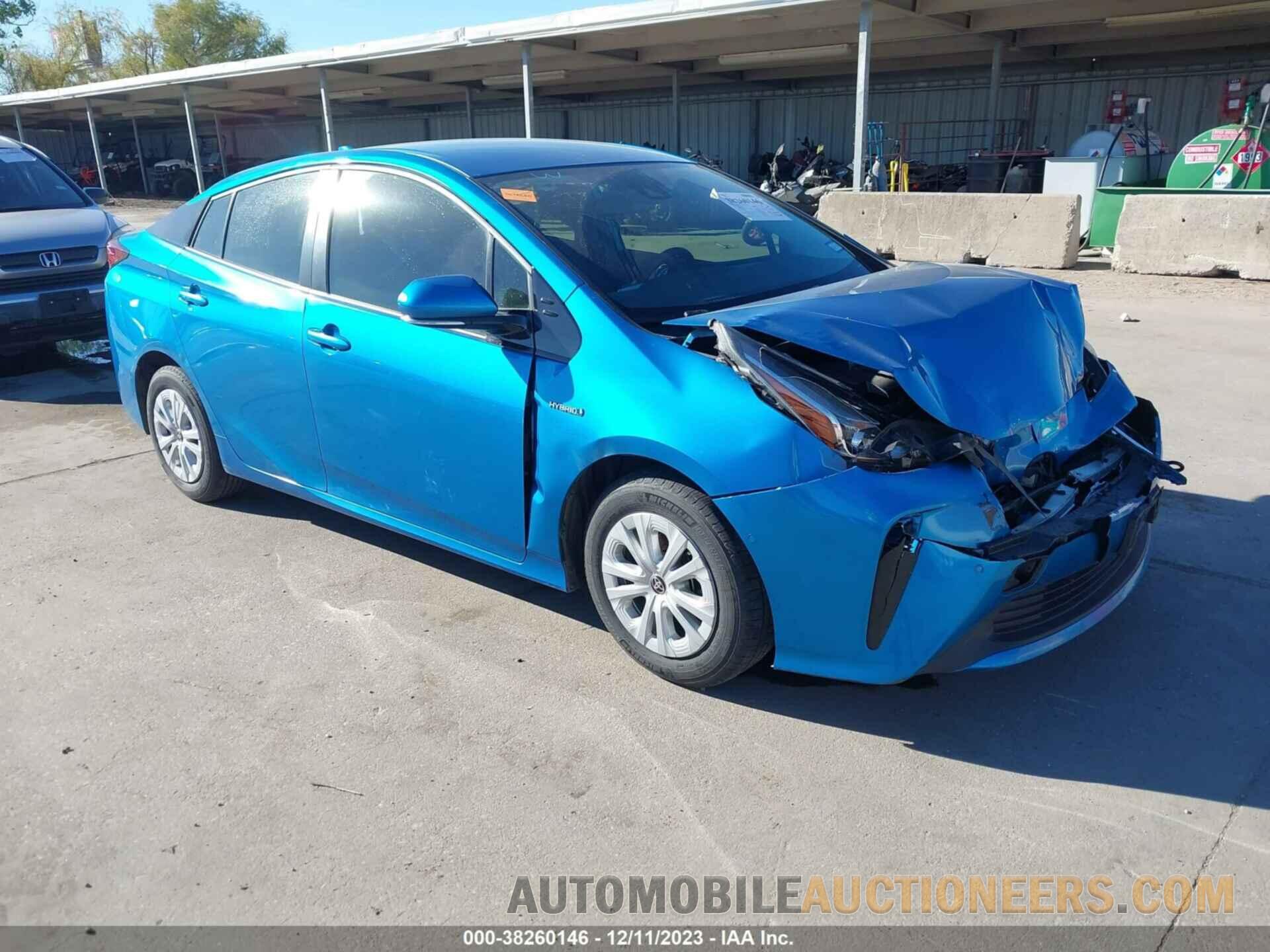 JTDKARFU3K3083333 TOYOTA PRIUS 2019