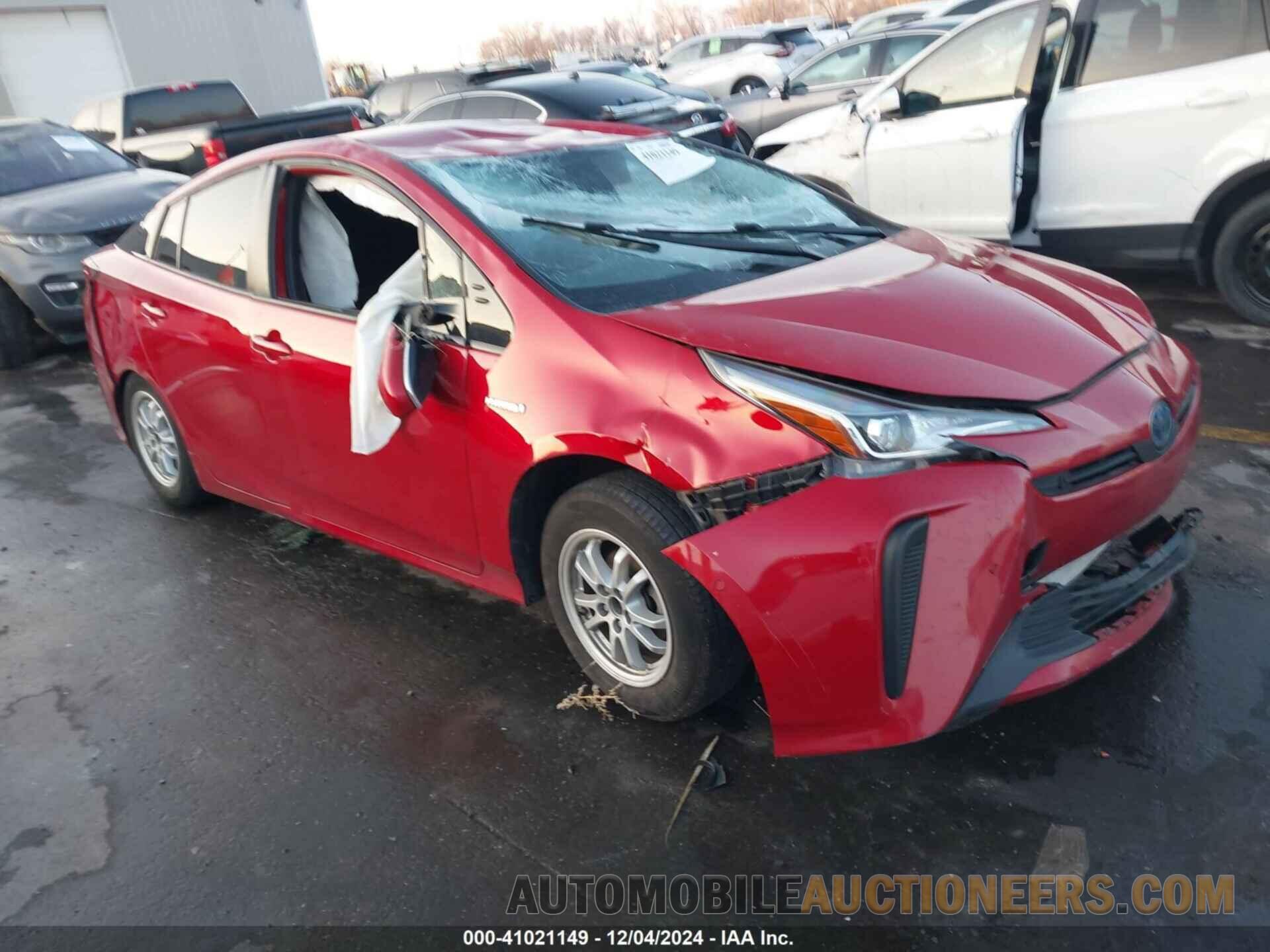 JTDKARFU3K3101278 TOYOTA PRIUS 2019