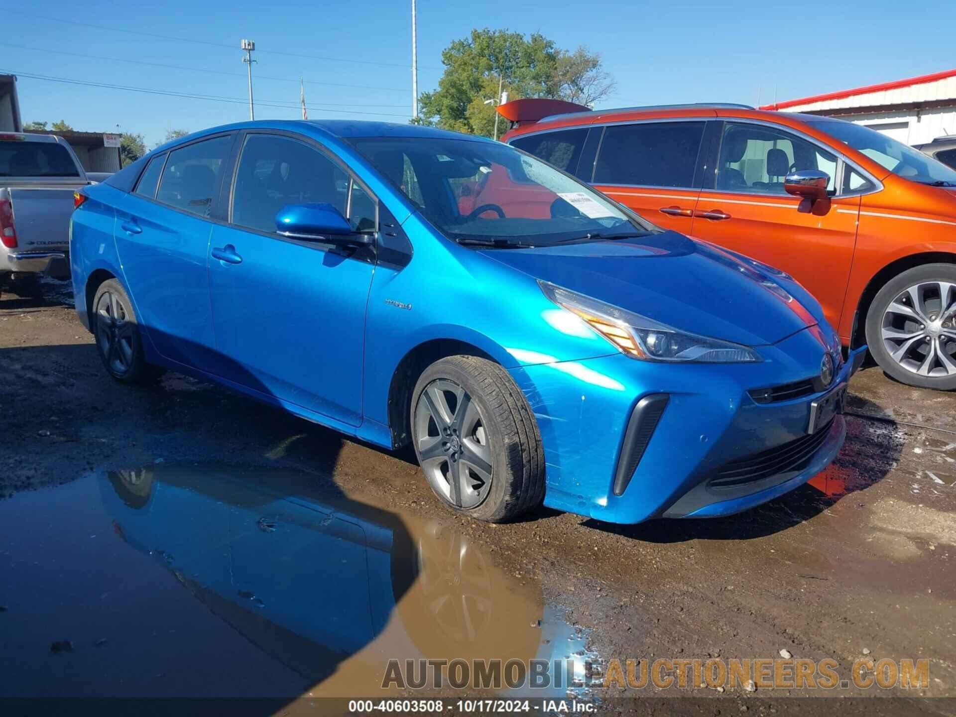 JTDKARFU3K3101636 TOYOTA PRIUS 2019