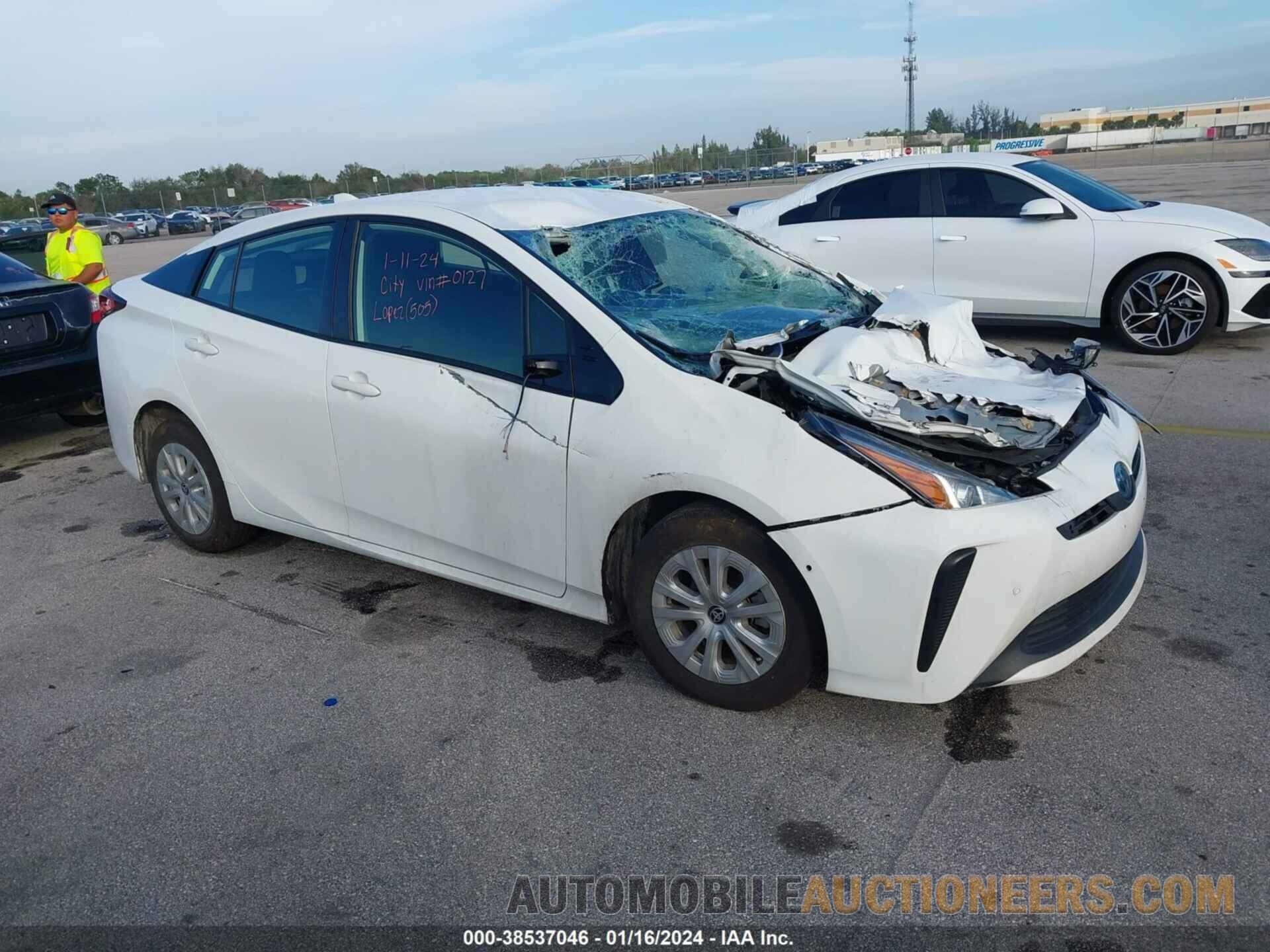 JTDKARFU3L3110127 TOYOTA PRIUS 2020