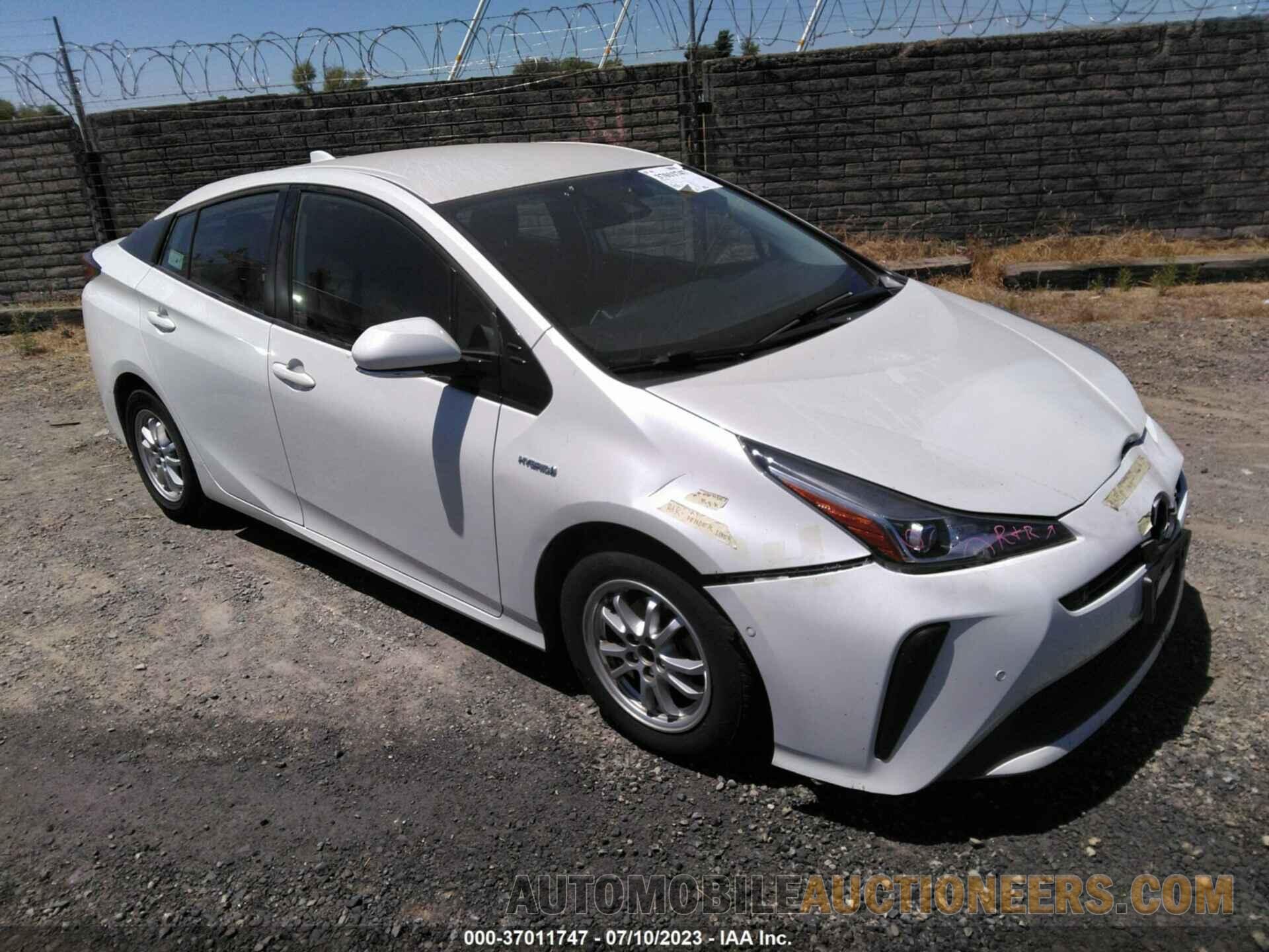 JTDKARFU3L3114162 TOYOTA PRIUS 2020