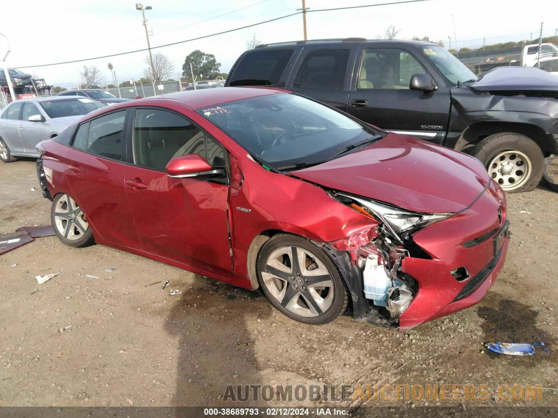 JTDKARFU4G3516052 TOYOTA PRIUS 2016