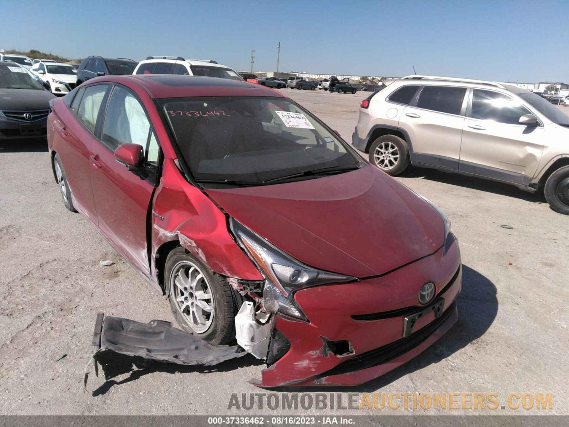 JTDKARFU4G3521722 TOYOTA PRIUS 2016