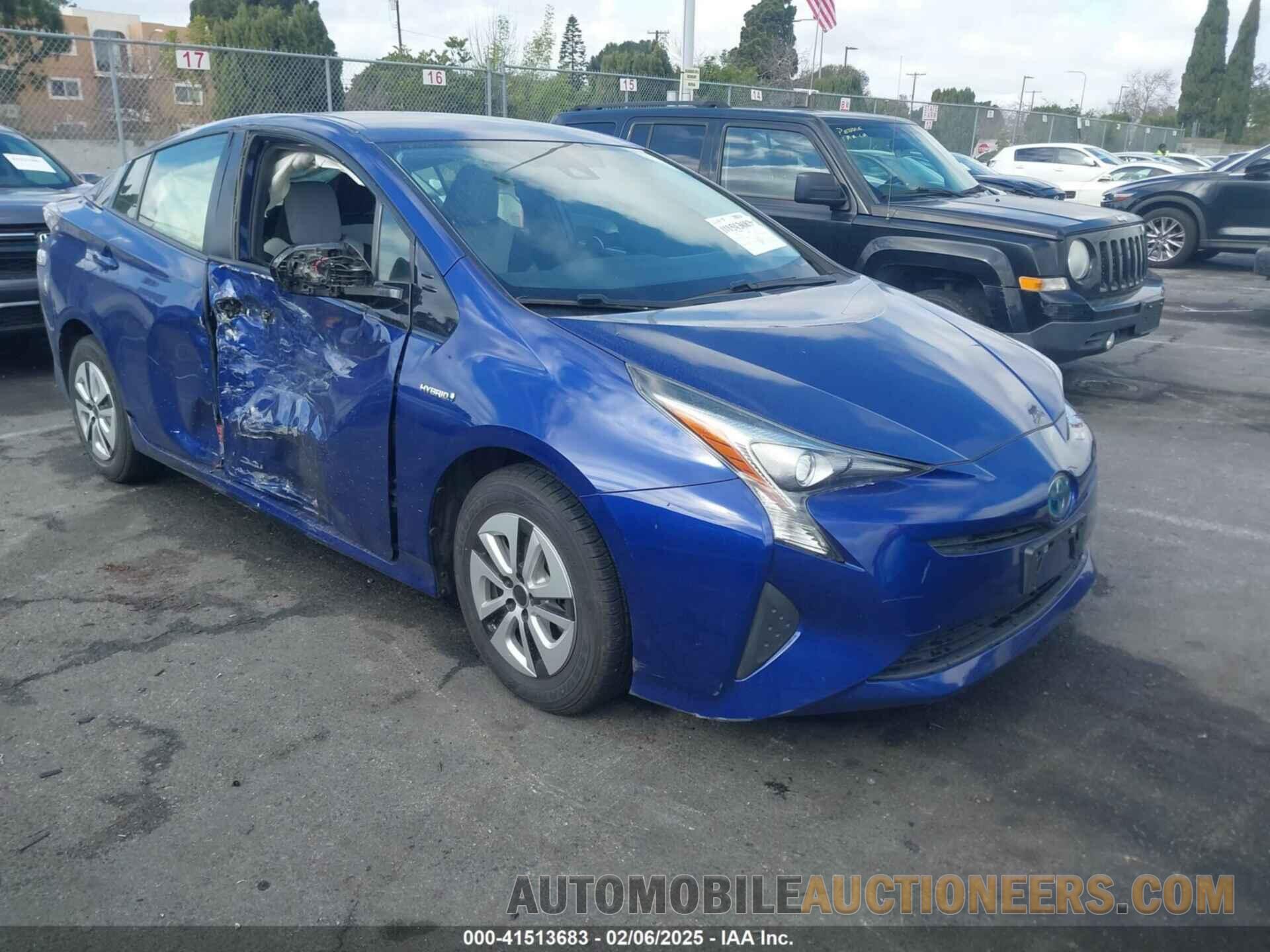 JTDKARFU4H3534603 TOYOTA PRIUS 2017